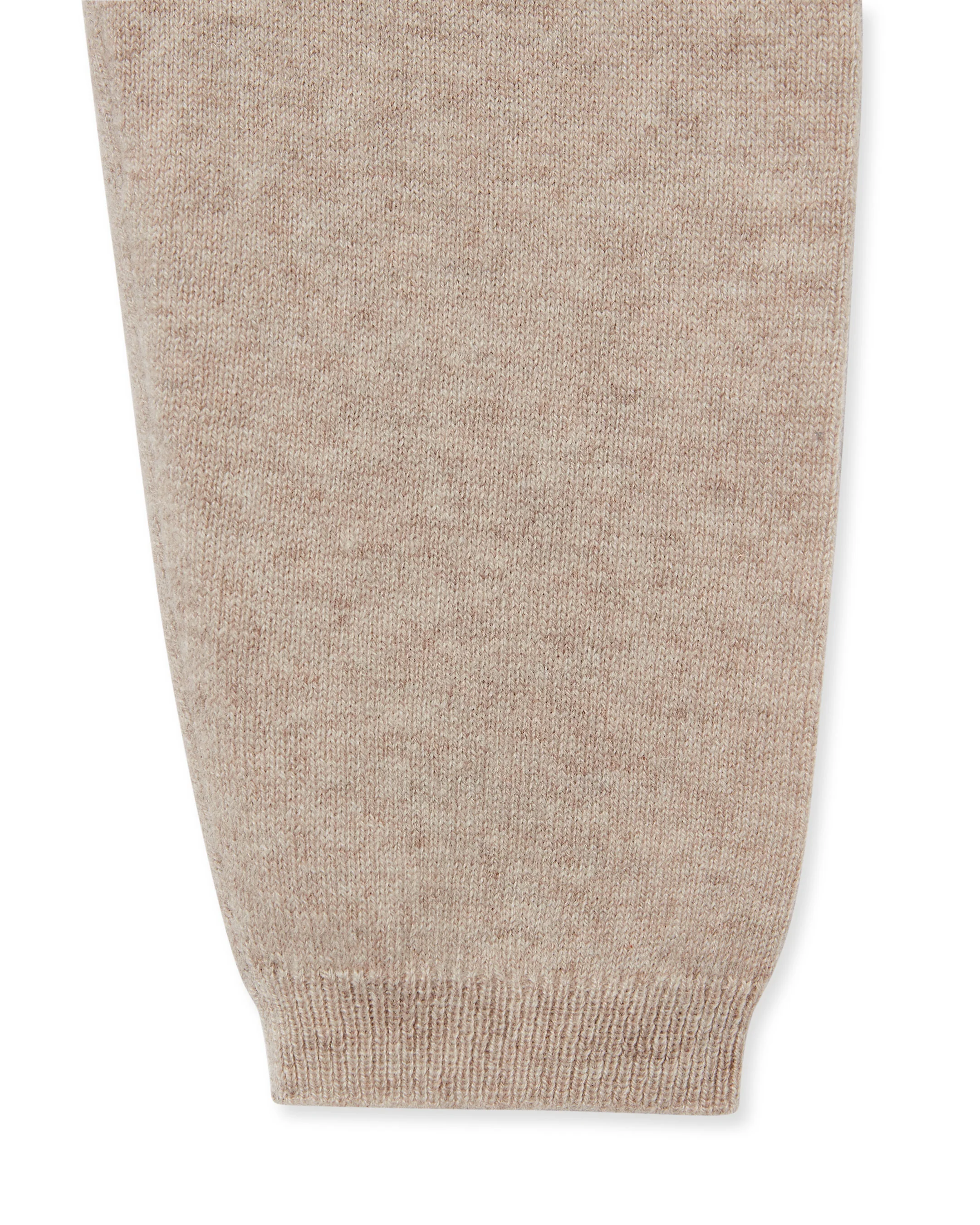 Bear Pocket Cashmere Leggings Light Oatmeal Brown - Image 9