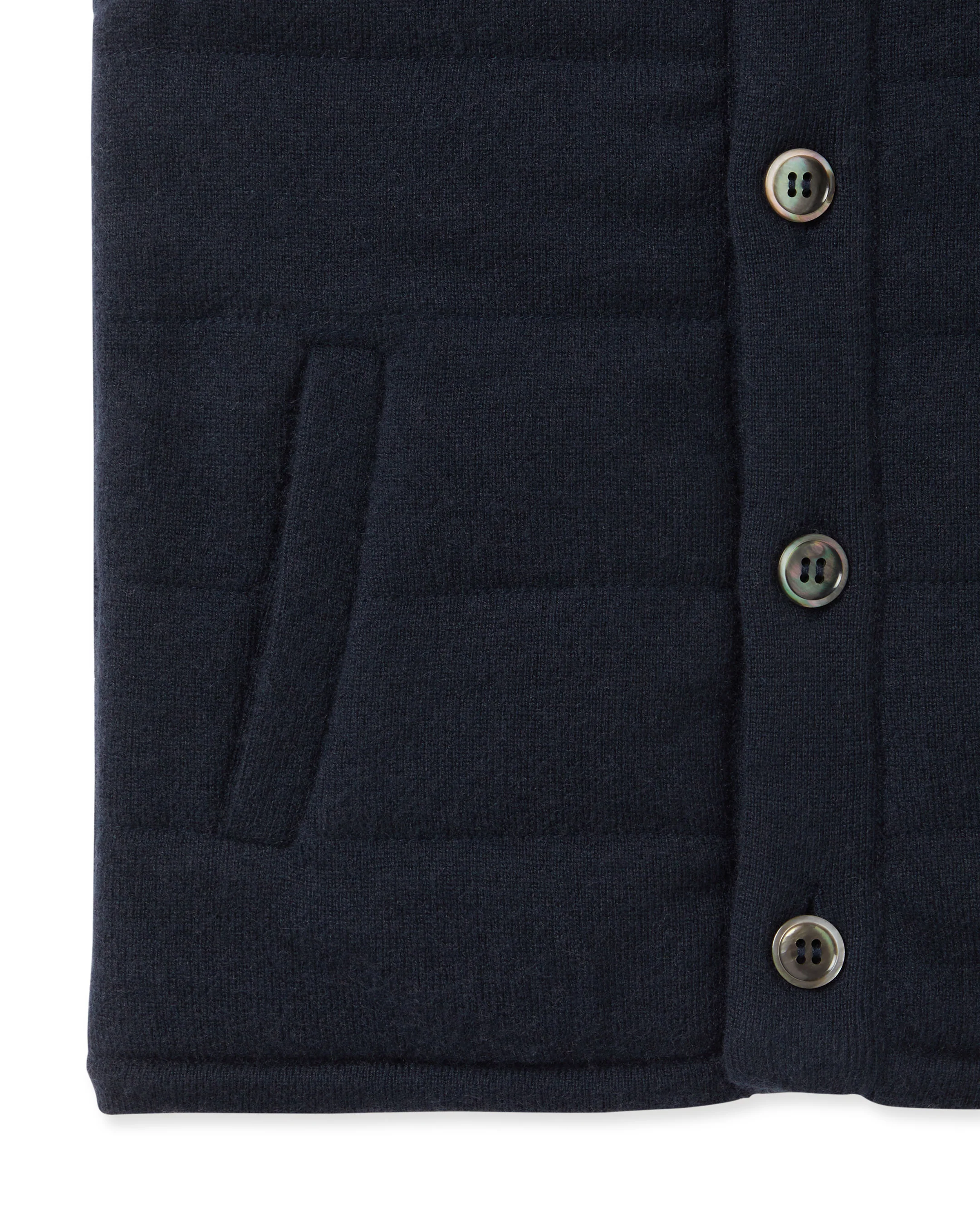 Boys Mall Cashmere Gilet Navy Blue - Image 4