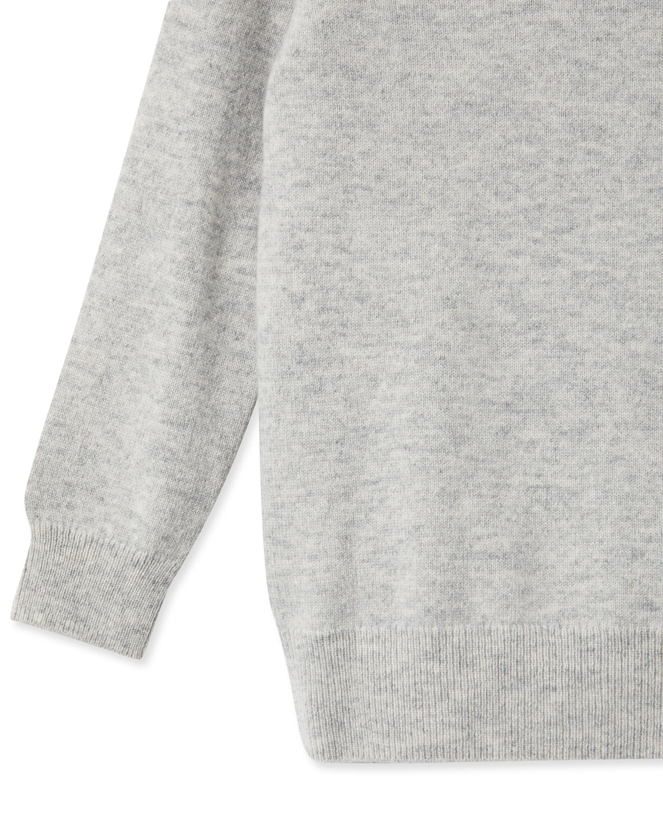 Boys Round Neck Cashmere Jumper Fumo Grey - Image 4