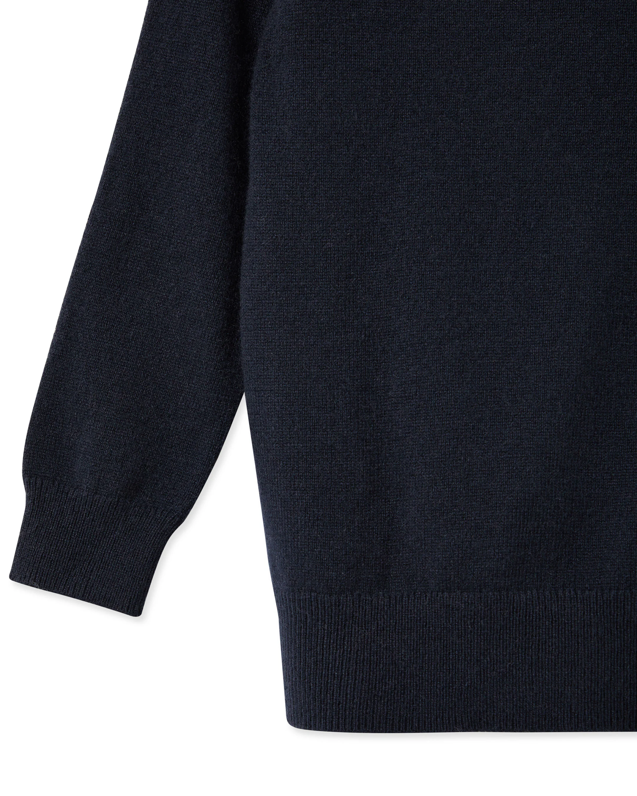Boys Round Neck Cashmere Jumper Navy Blue - Image 4