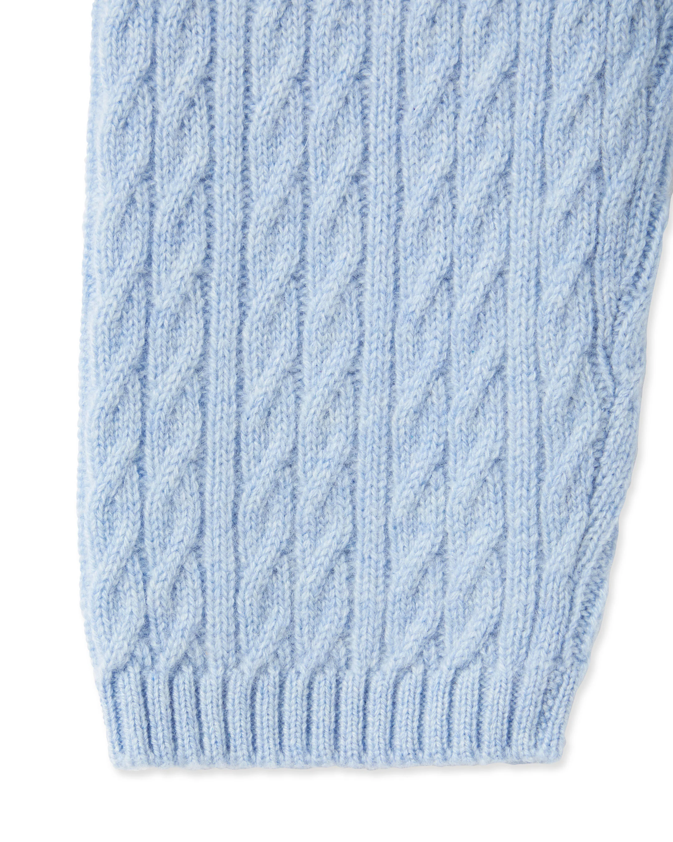 Cable Cashmere Leggings Cornflower Blue - Image 8