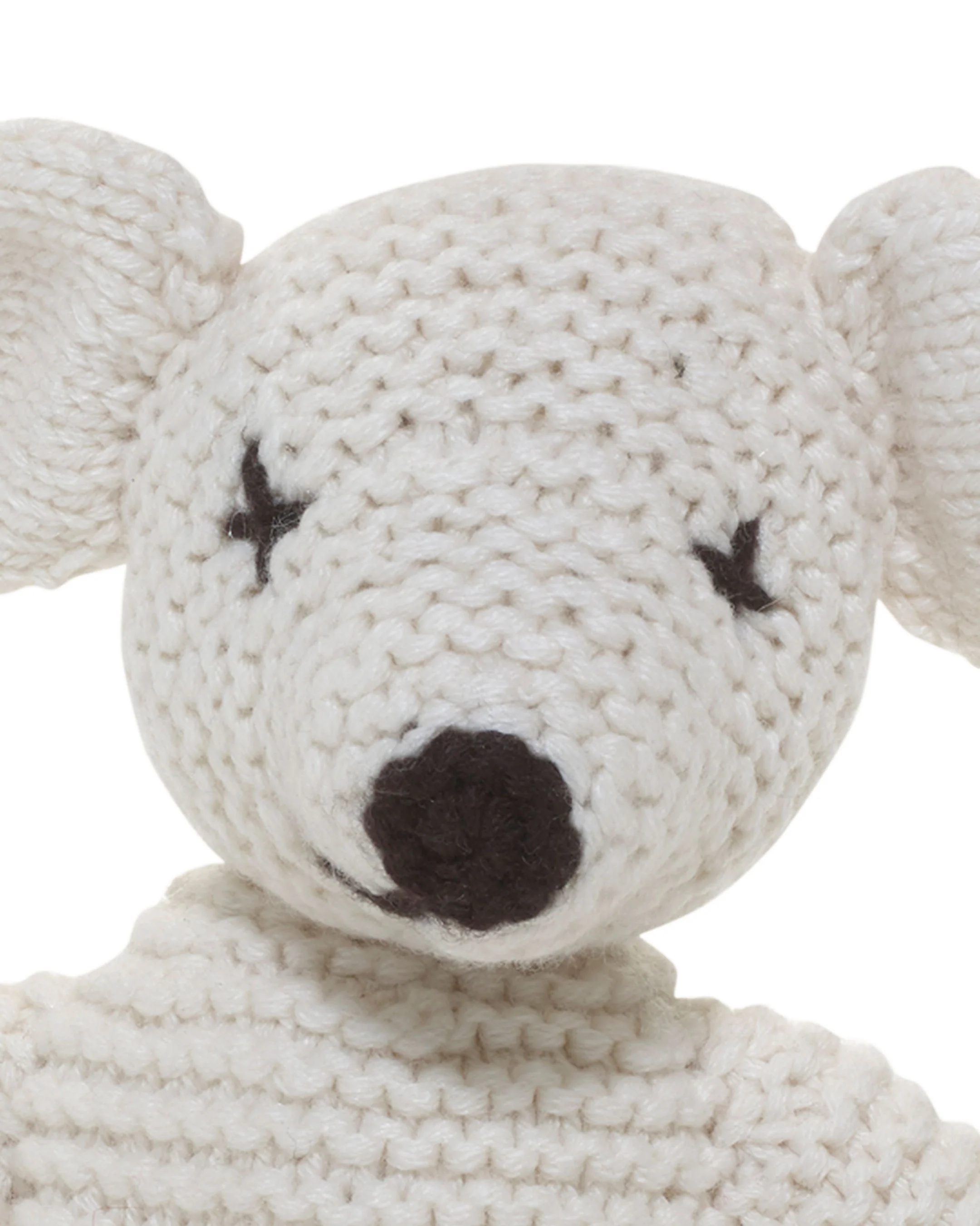 Cashmere Teddy Bear New Ivory White - Image 2
