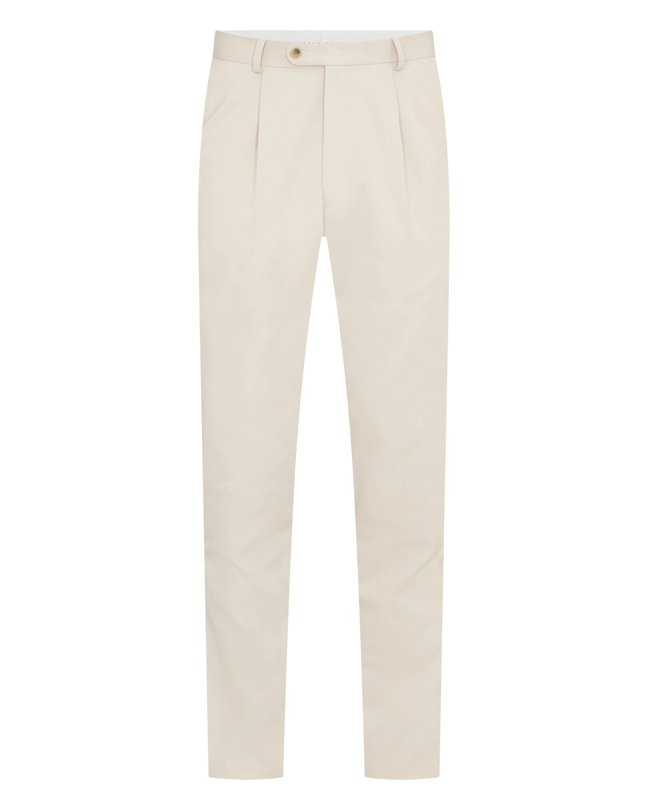 Mens Atrani Cotton Trousers Stone Brown - Image 2