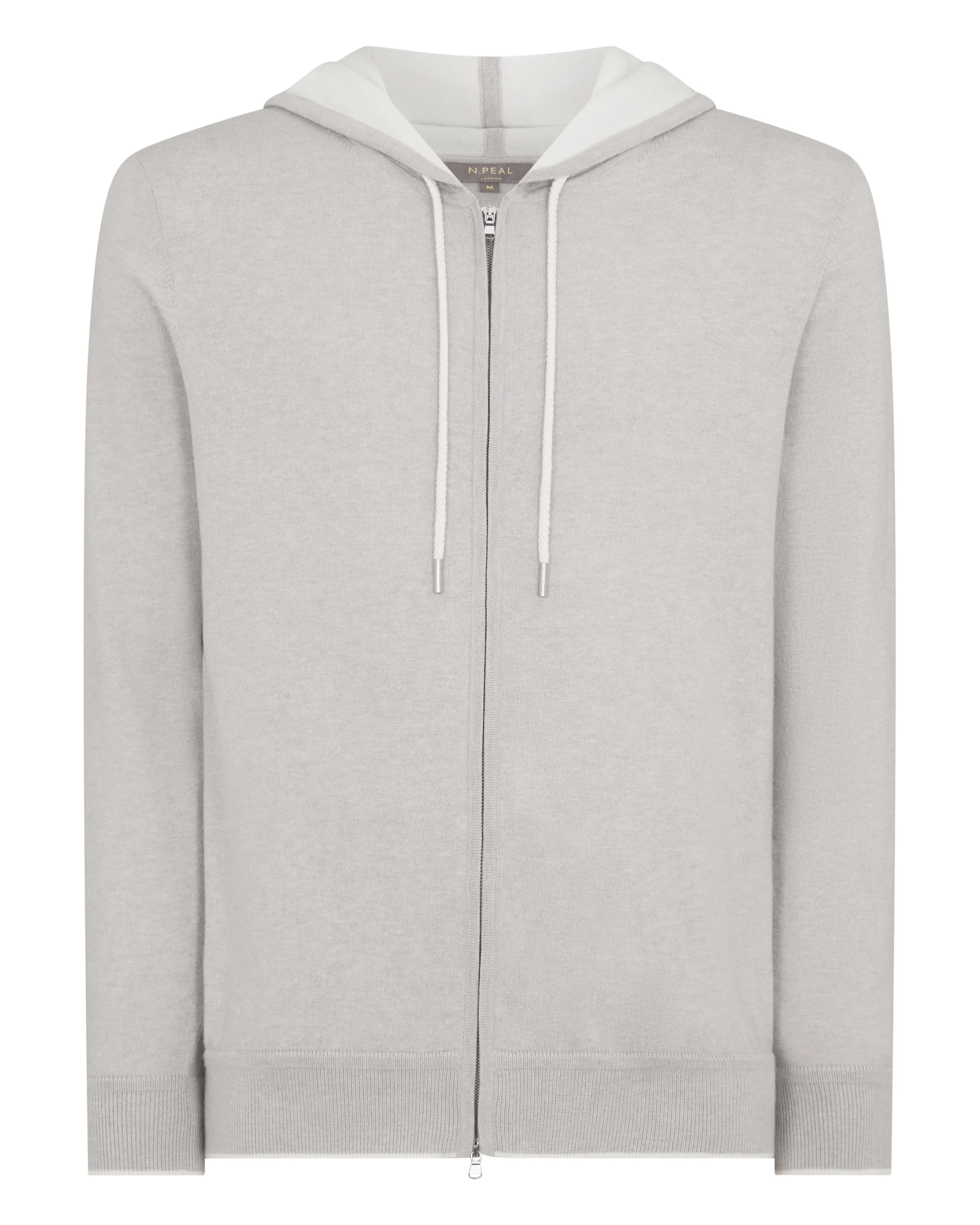 Men's Cotton Blend Hoodie Fumo Grey - Image 2