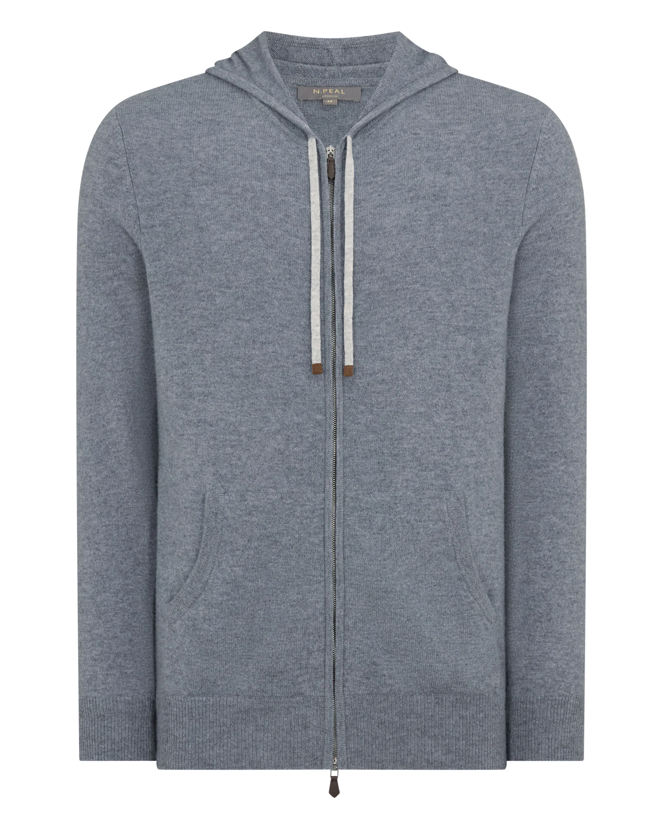 Men's Ladbroke Cashmere Hoodie Ash Grey - Image 2