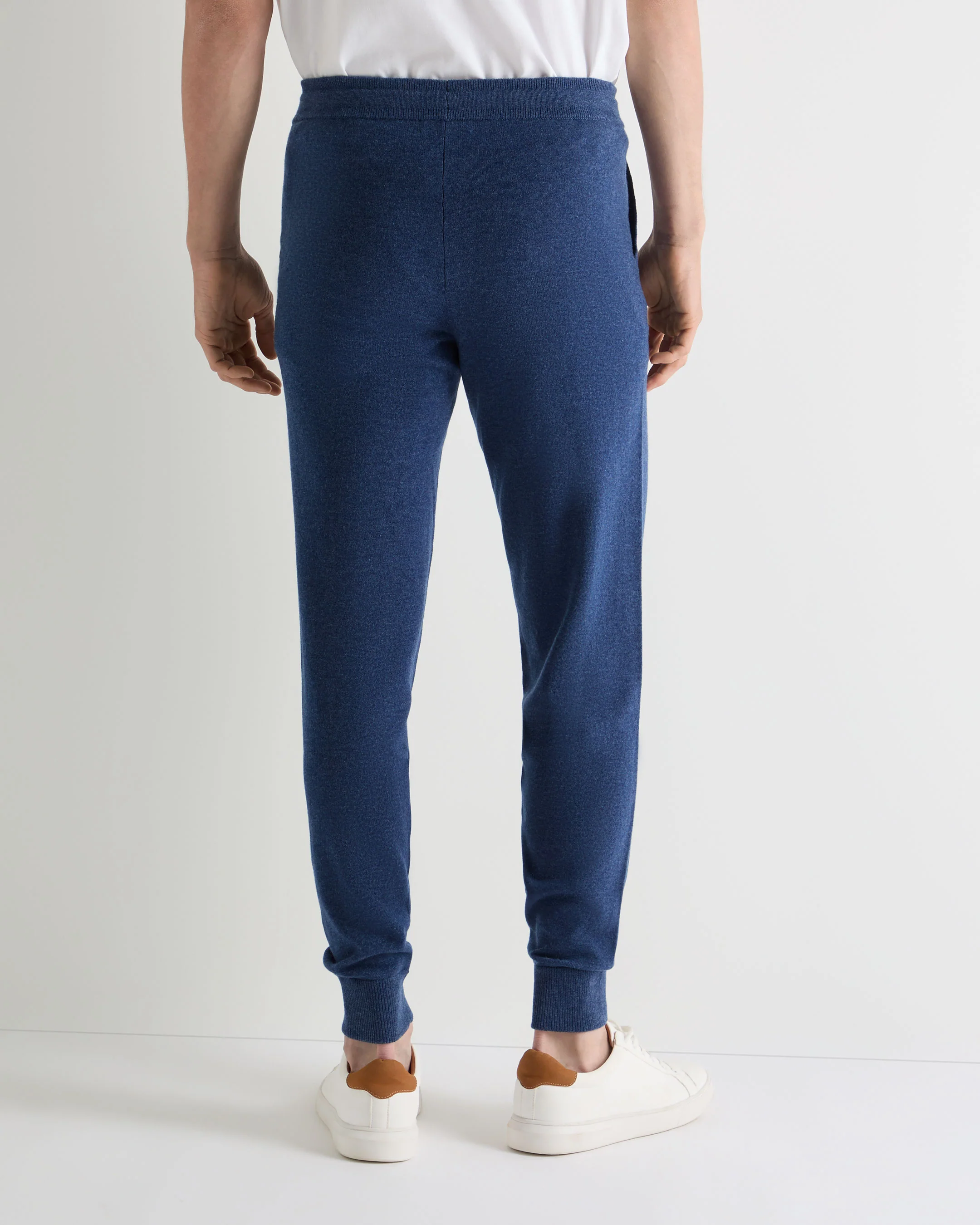 Men's Ladbroke Cashmere Jogger Bright Denim Blue - Image 4