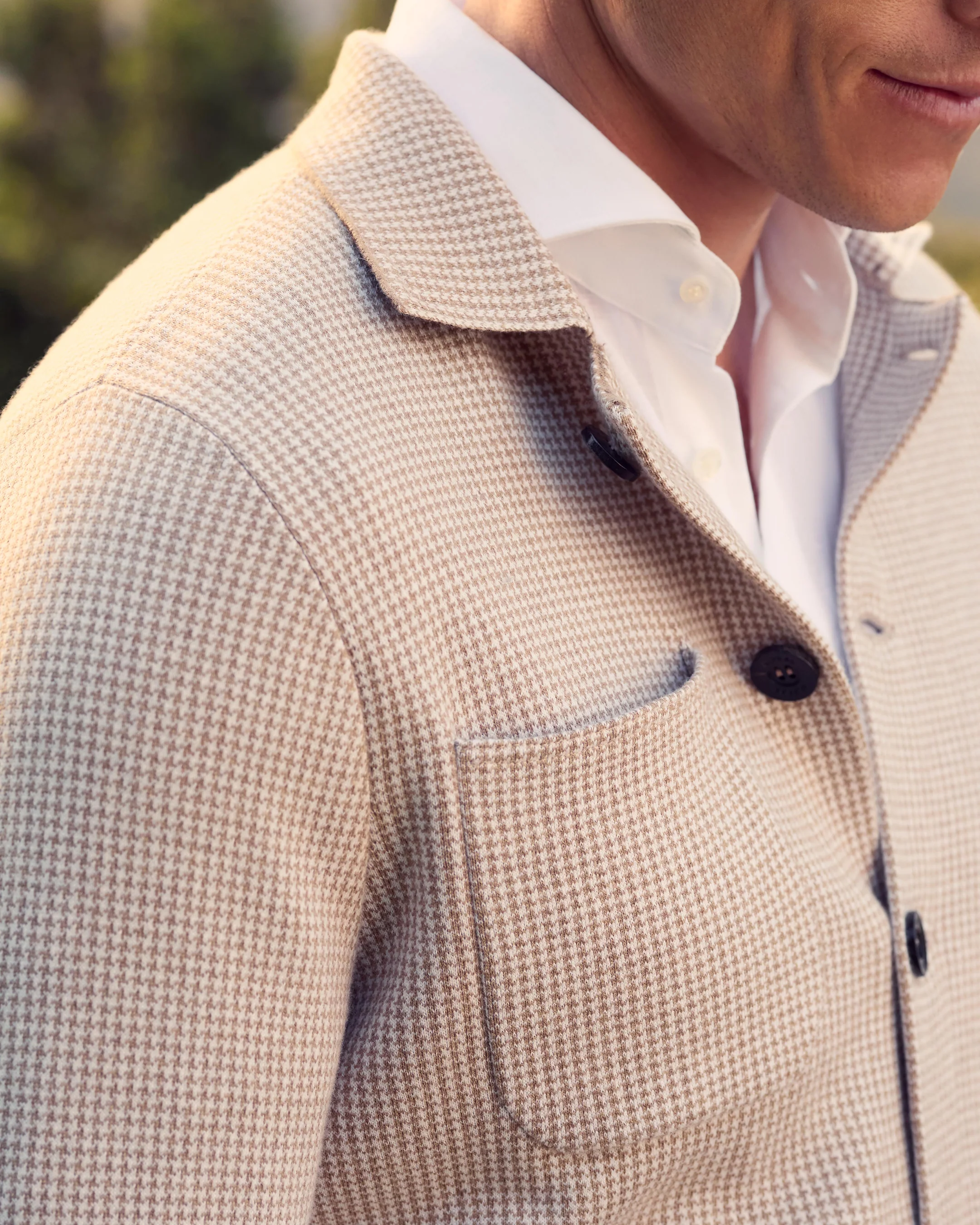 Men's Cannes Linen Shirt White - Image 11