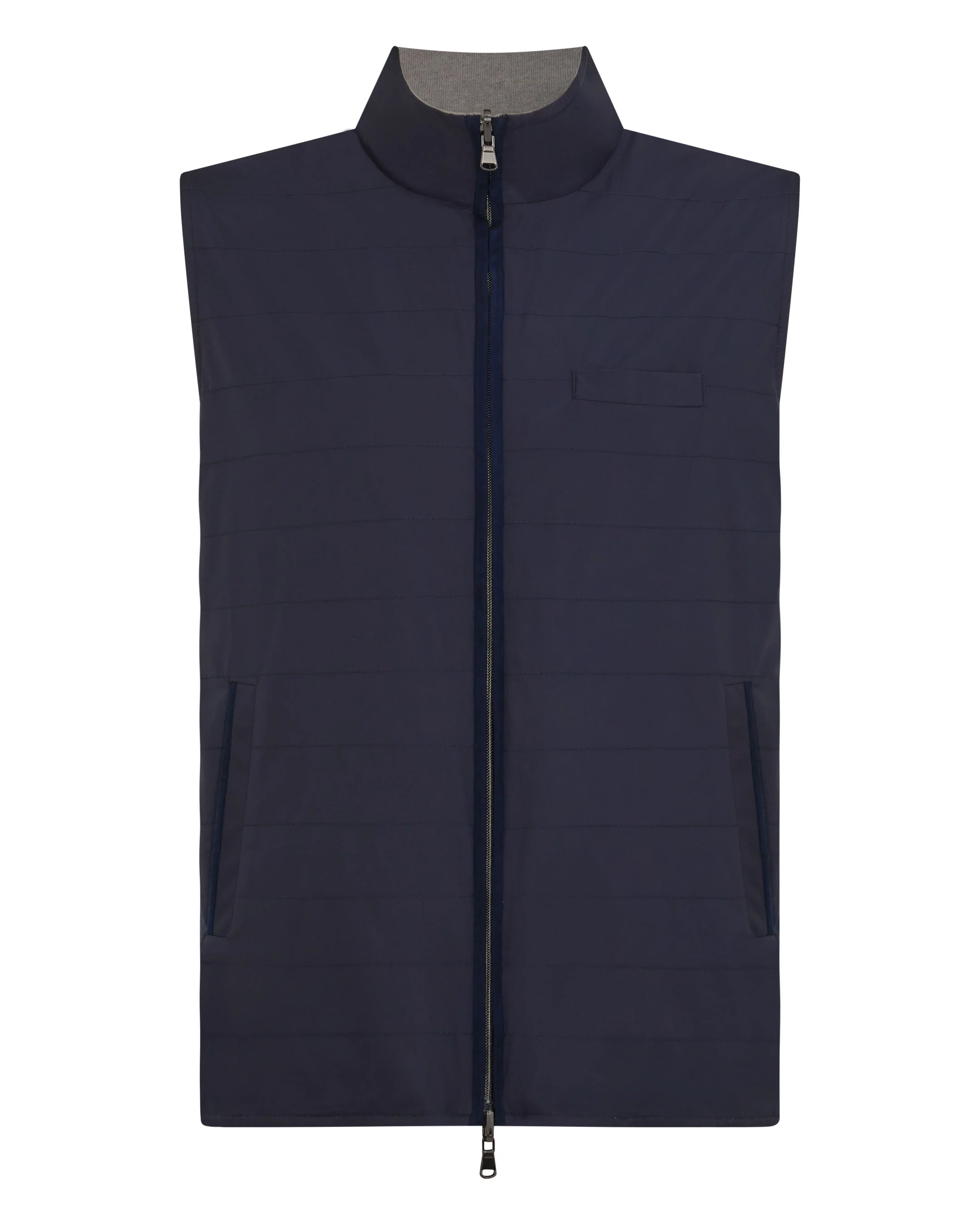 Men's Reversible Weatherproof Gilet Navy Blue - Image 2