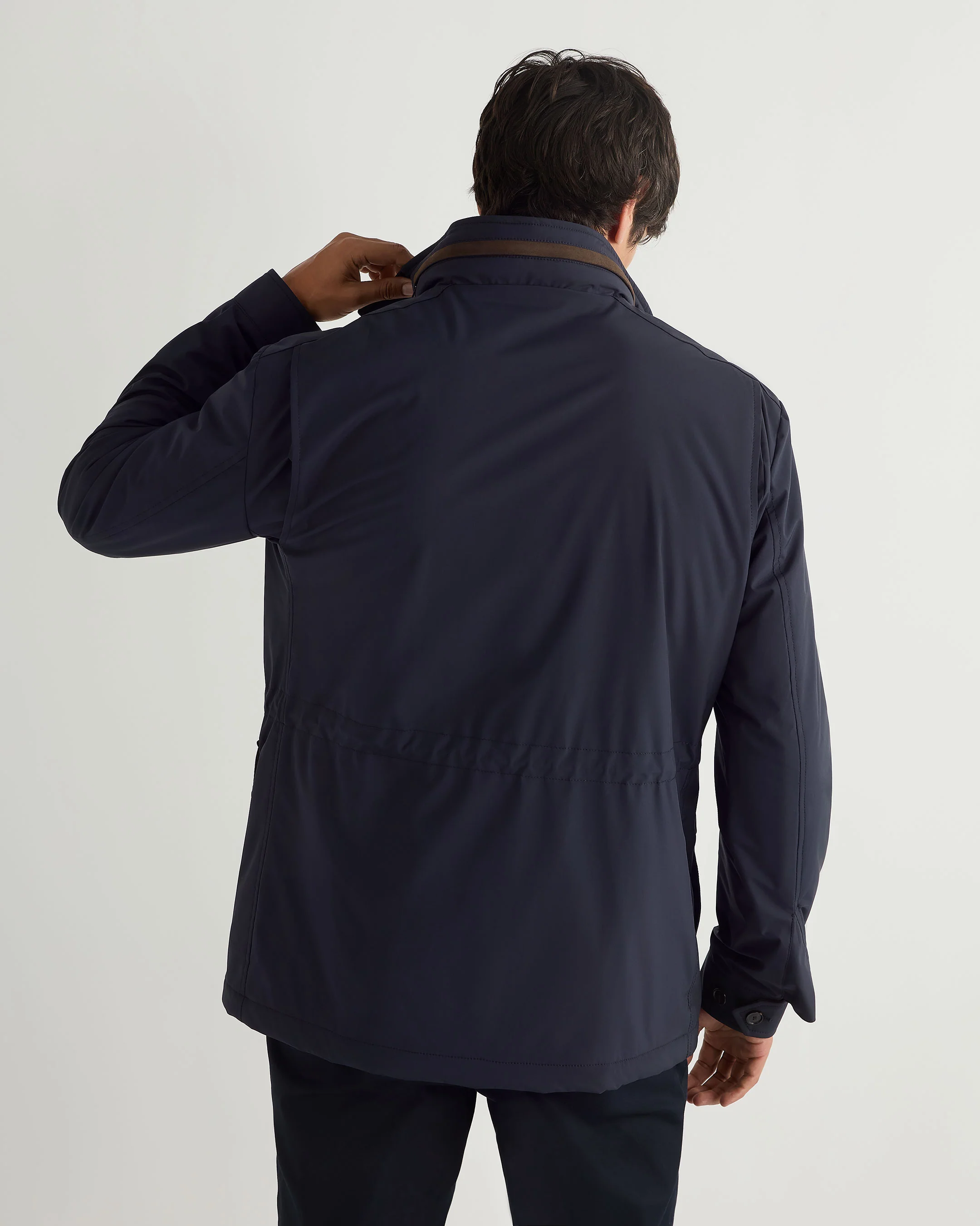 Men's Vale Weatherproof Jacket Navy Blue - Image 4