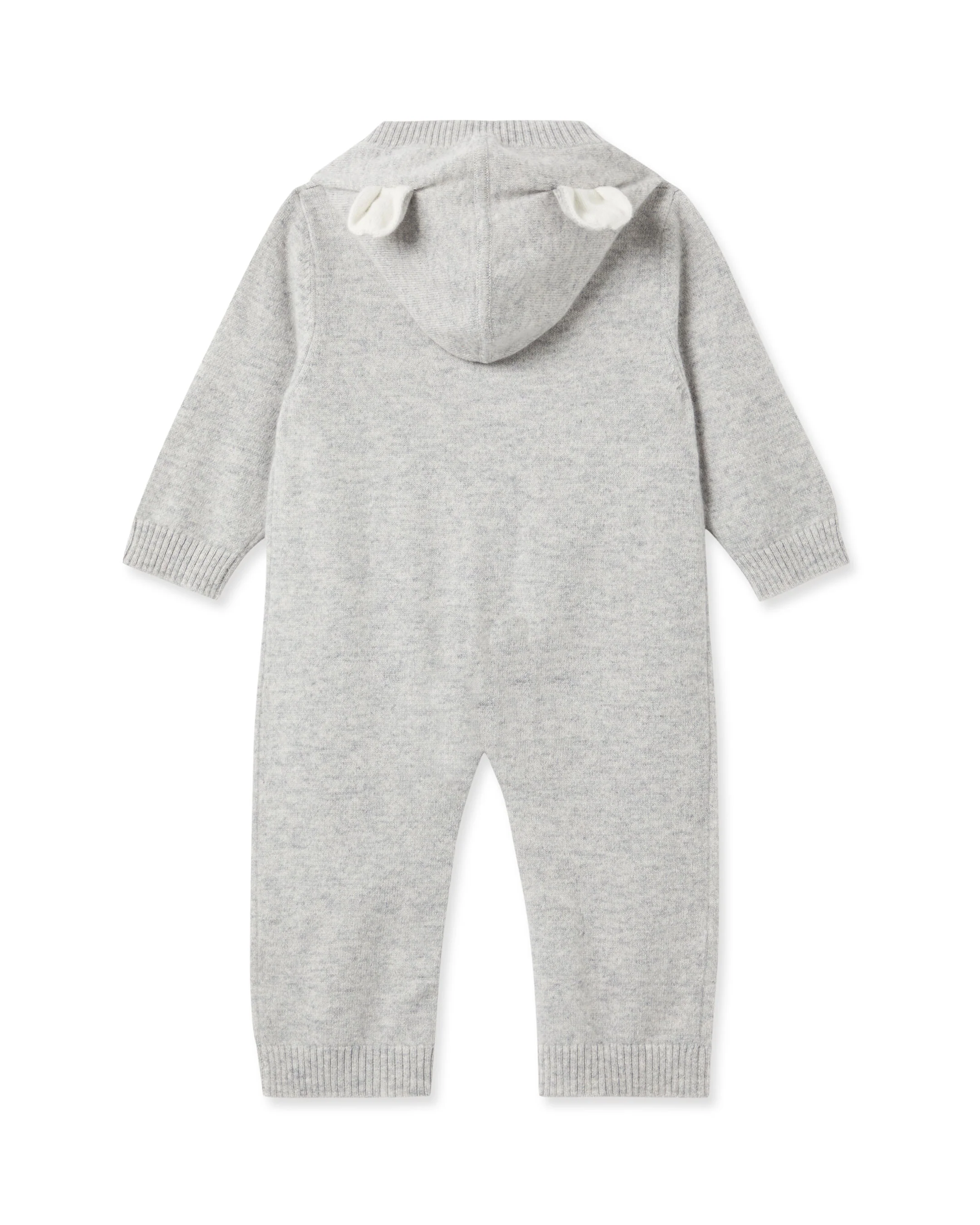 Panda Cashmere Sleepsuit Fumo Grey - Image 7
