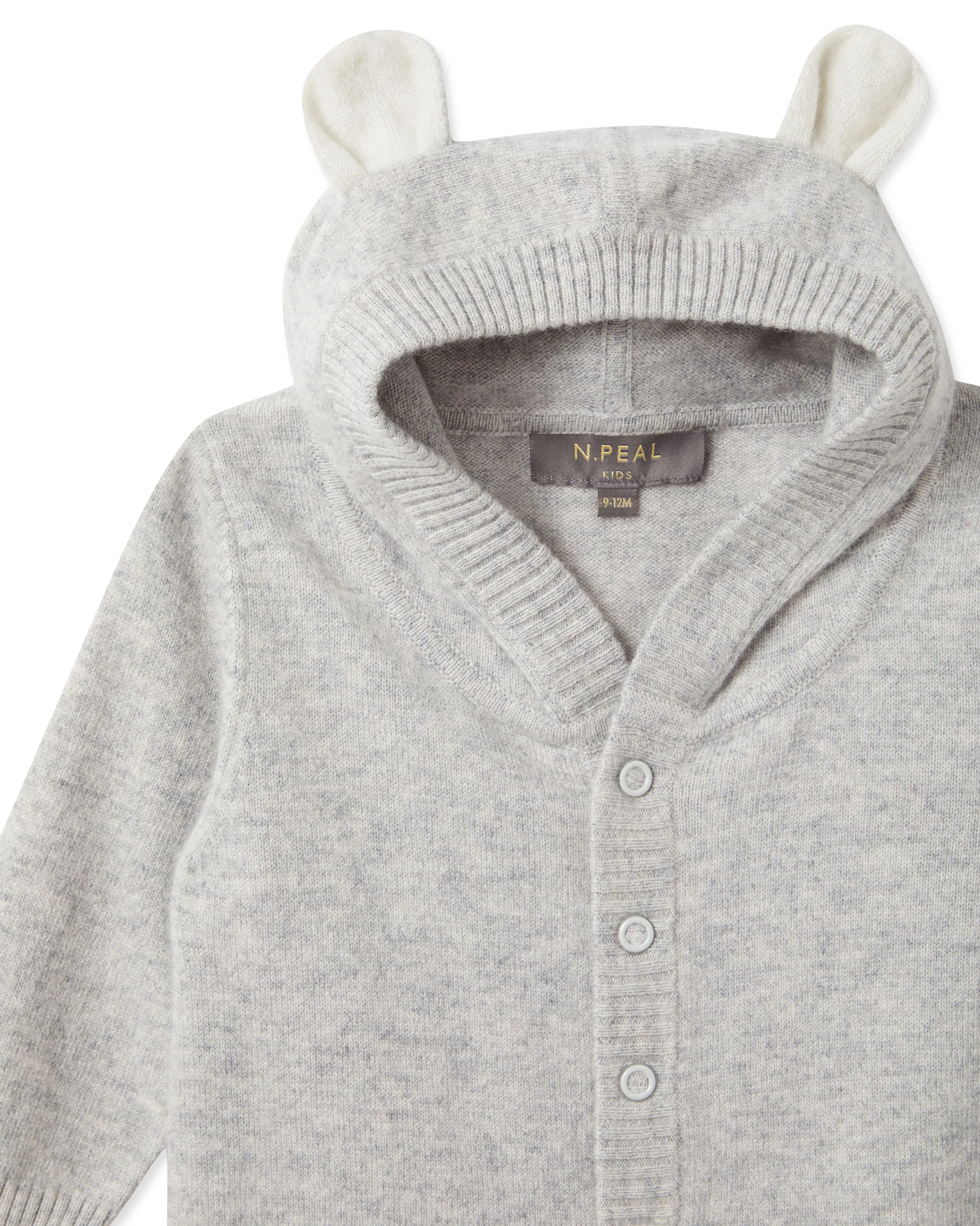 Panda Cashmere Sleepsuit Fumo Grey - Image 8