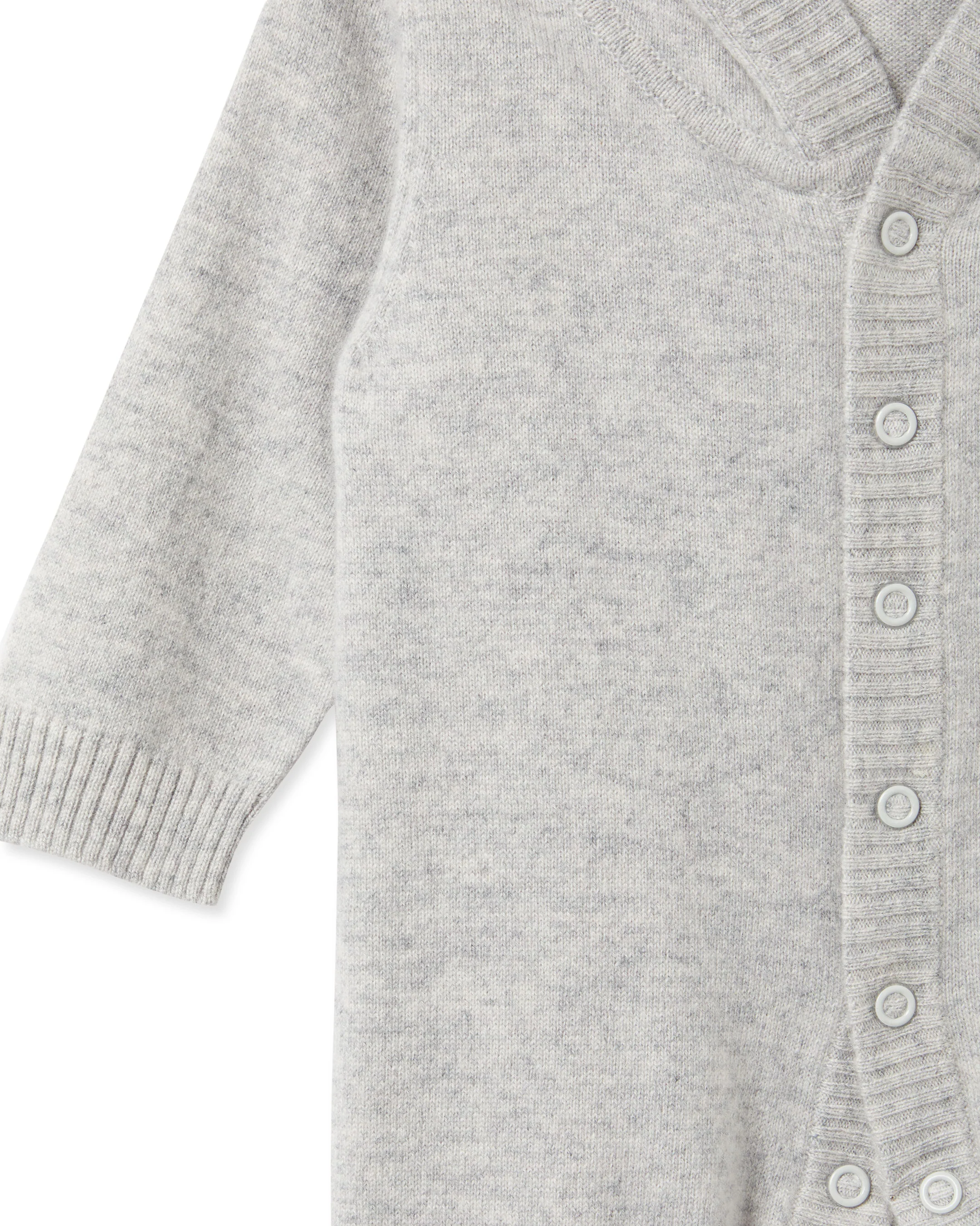 Panda Cashmere Sleepsuit Fumo Grey - Image 9