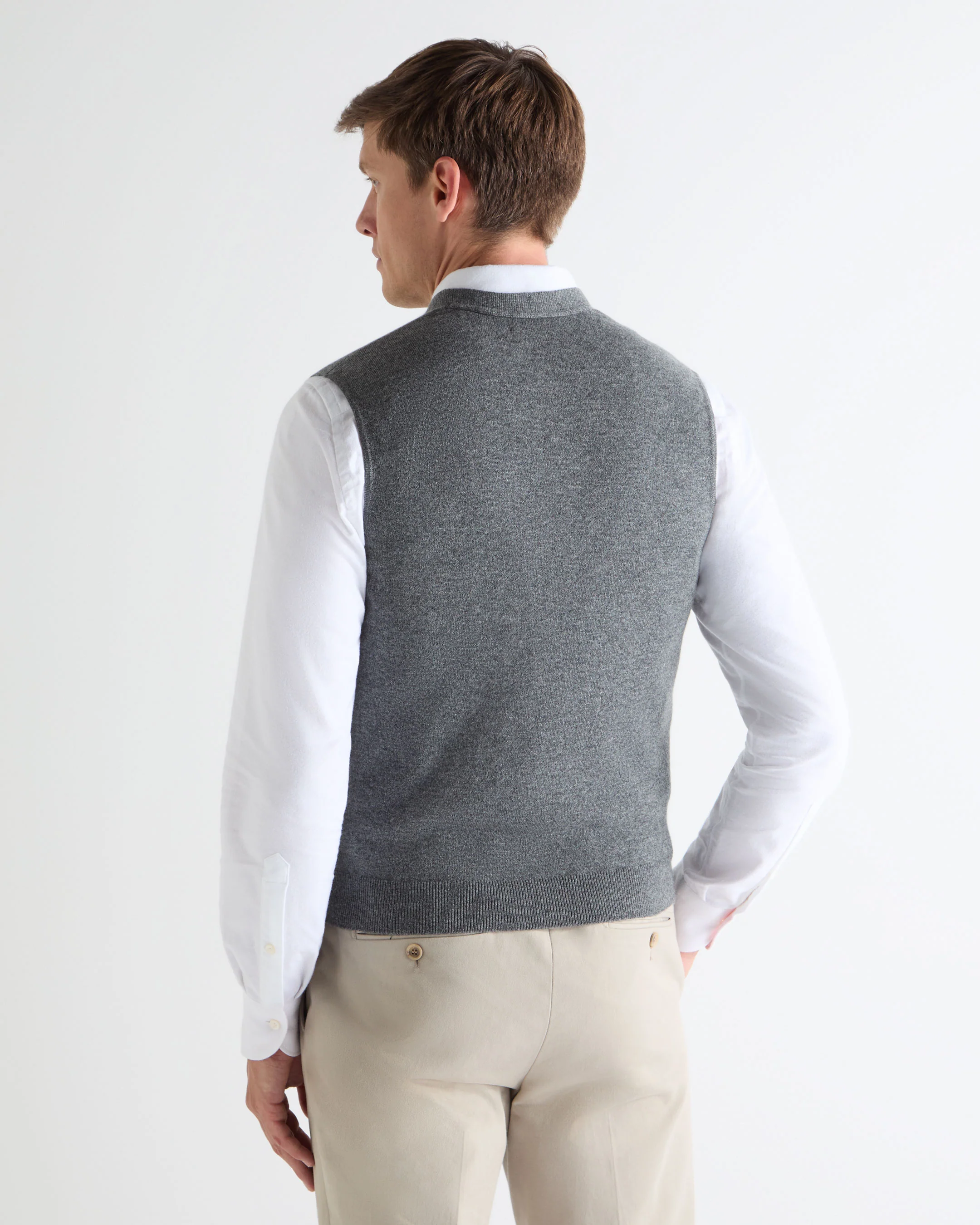 TUCCI WAISTCOAT Elephant Grey - Image 5