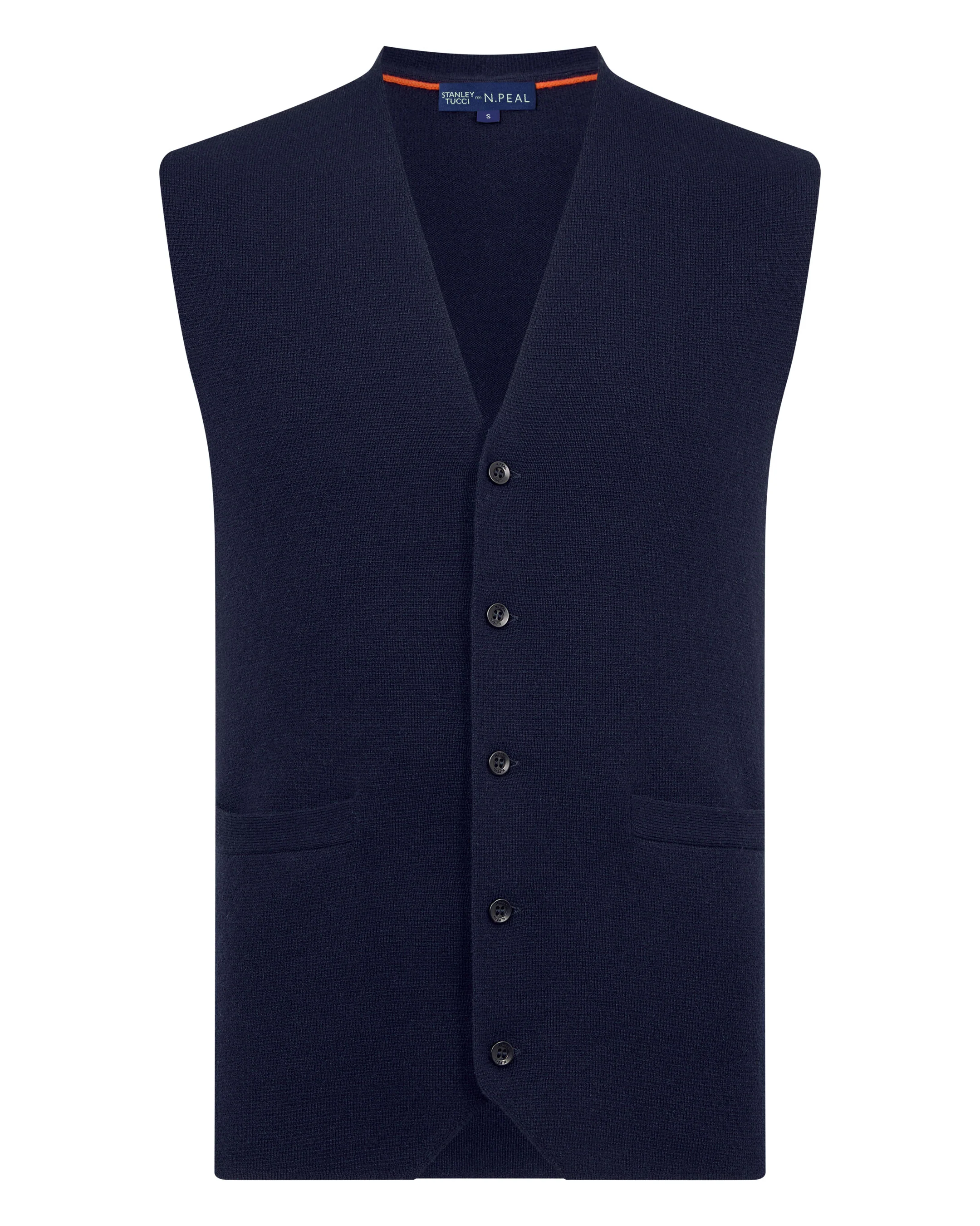 TUCCI WAISTCOAT Navy Blue - Image 2