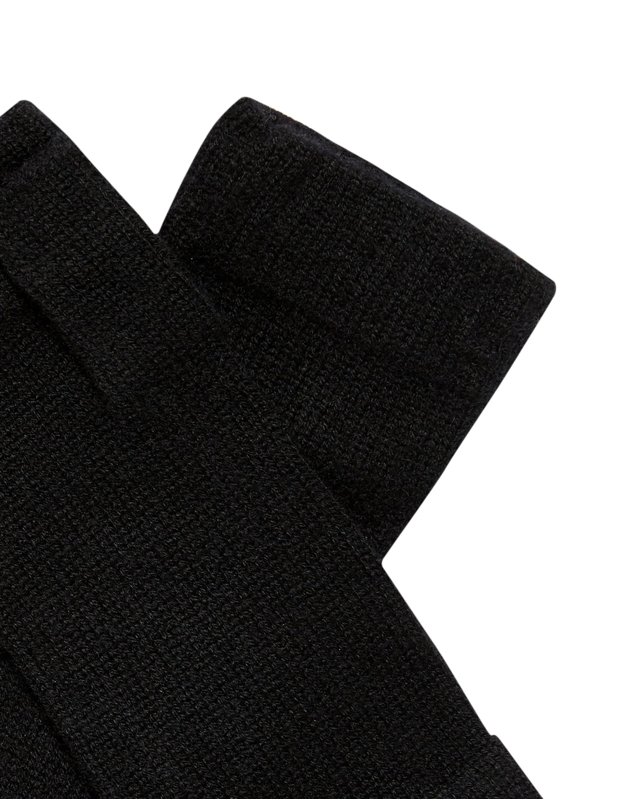 Unisex Fingerless Cashmere Gloves Black - Image 2