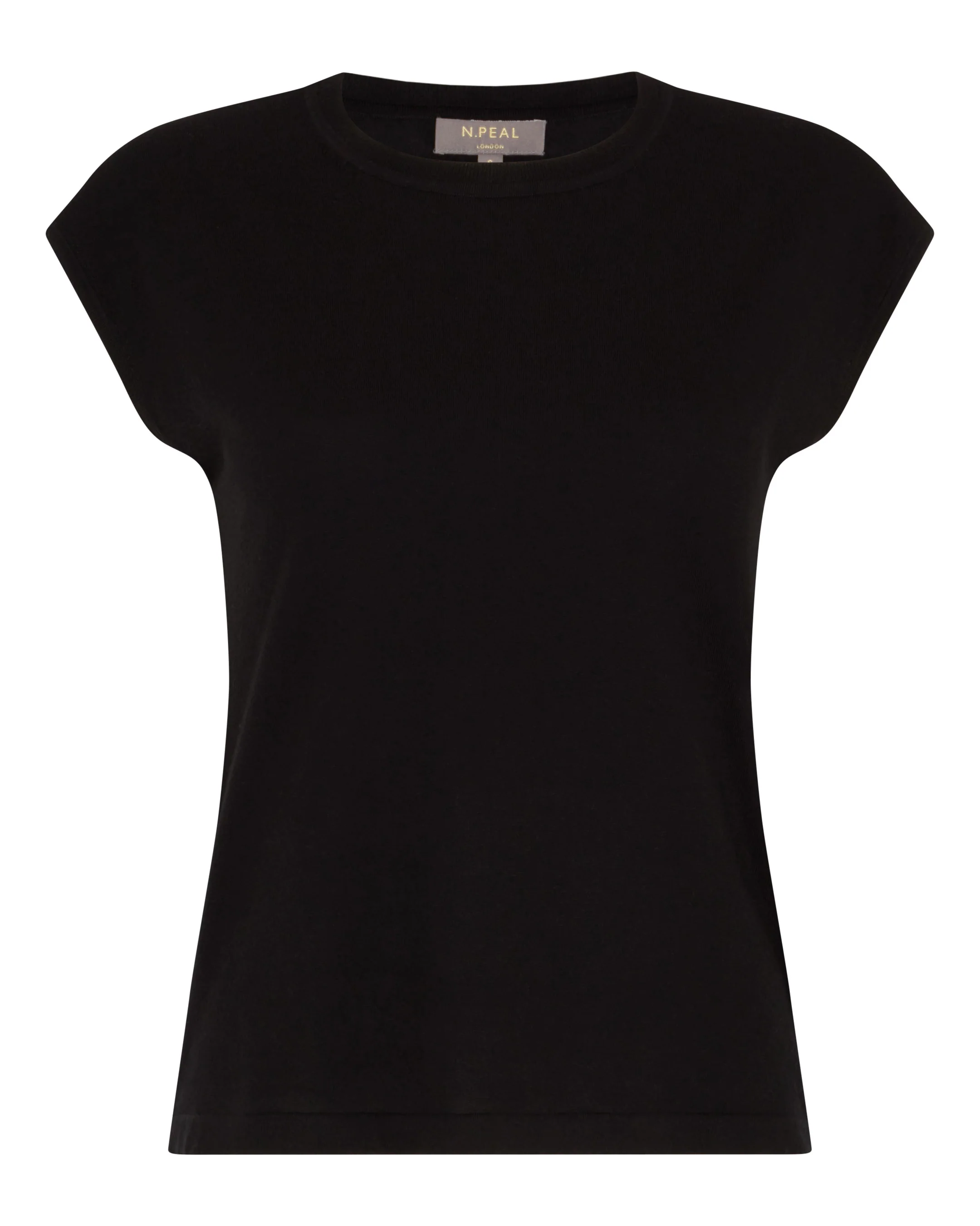 Women's Cotton Cashmere Silk Top Black - Image 2