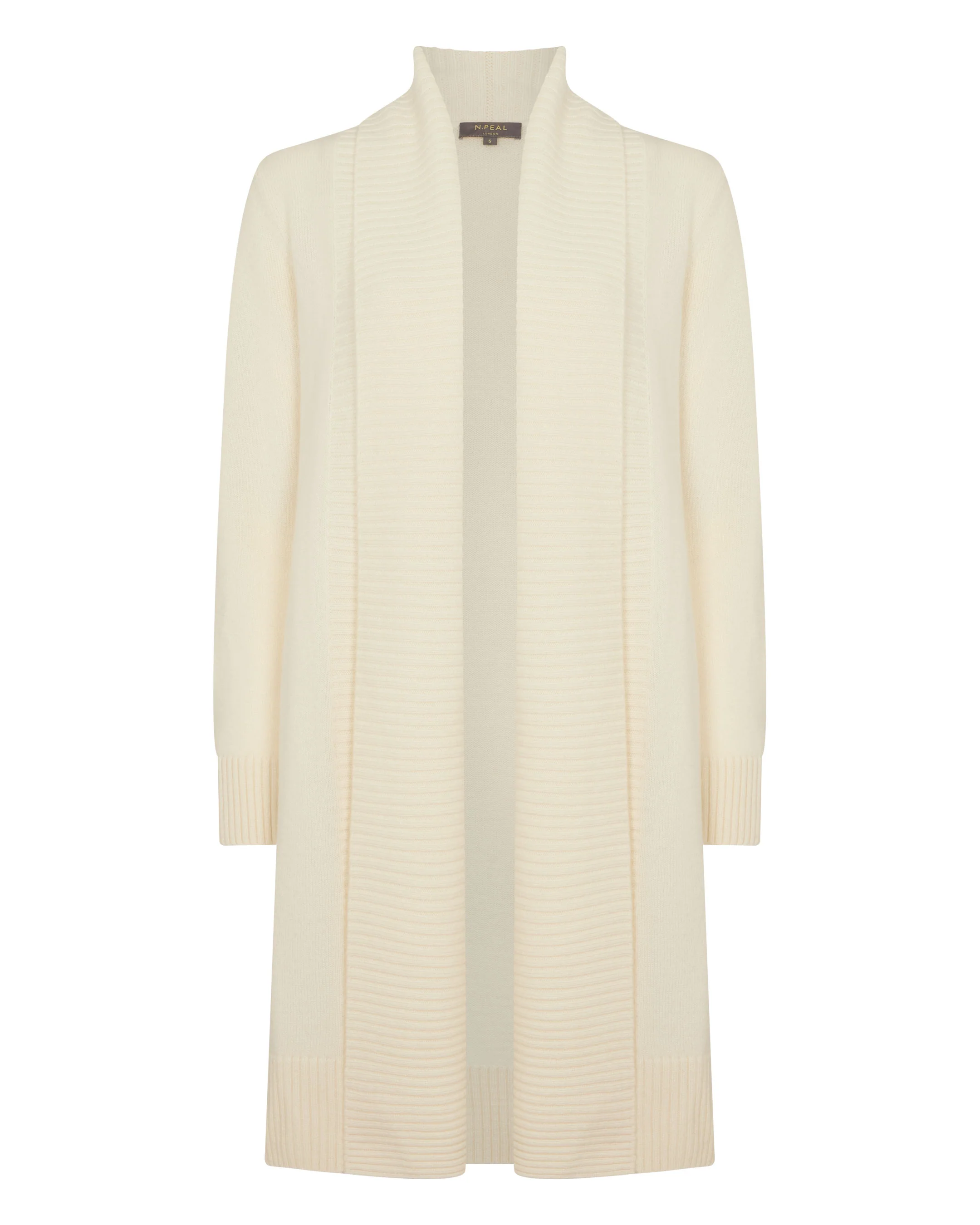 Women's Abbey Cashmere Cardigan New Ivory White - Image 2