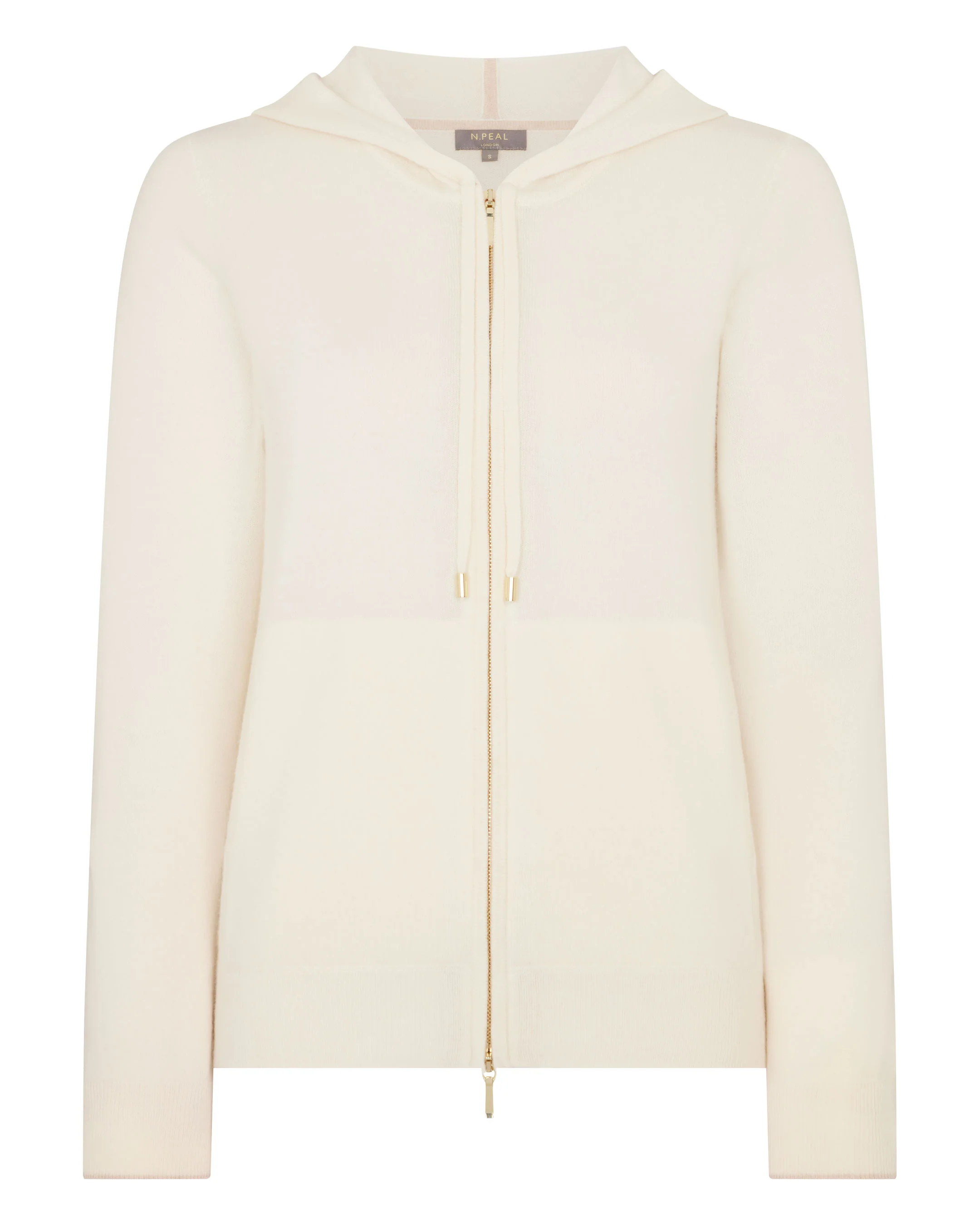 Women's Ada Cashmere Hoodie New Ivory White - Image 2