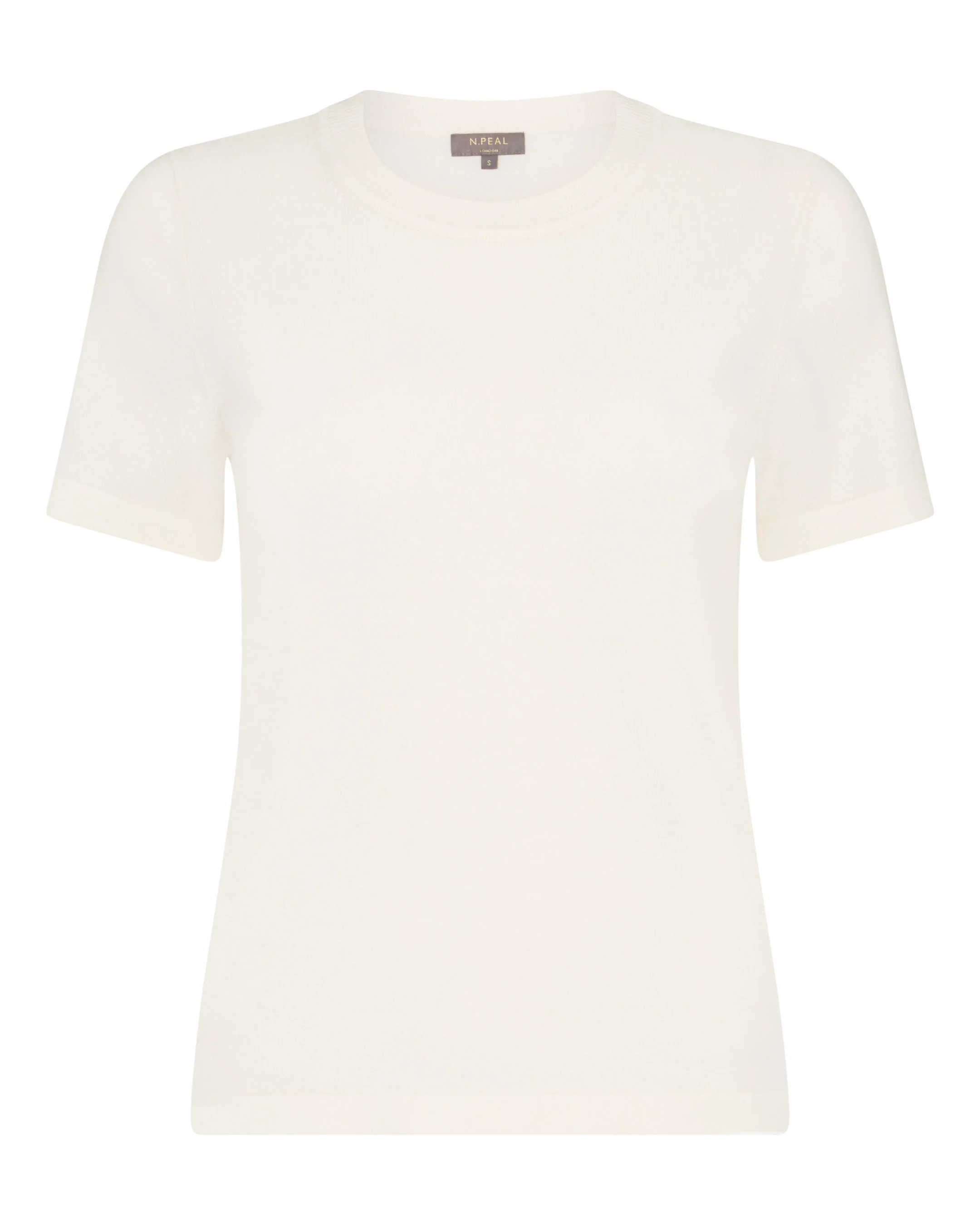 Women's Lottie Cashmere T-Shirt New Ivory White - Image 2