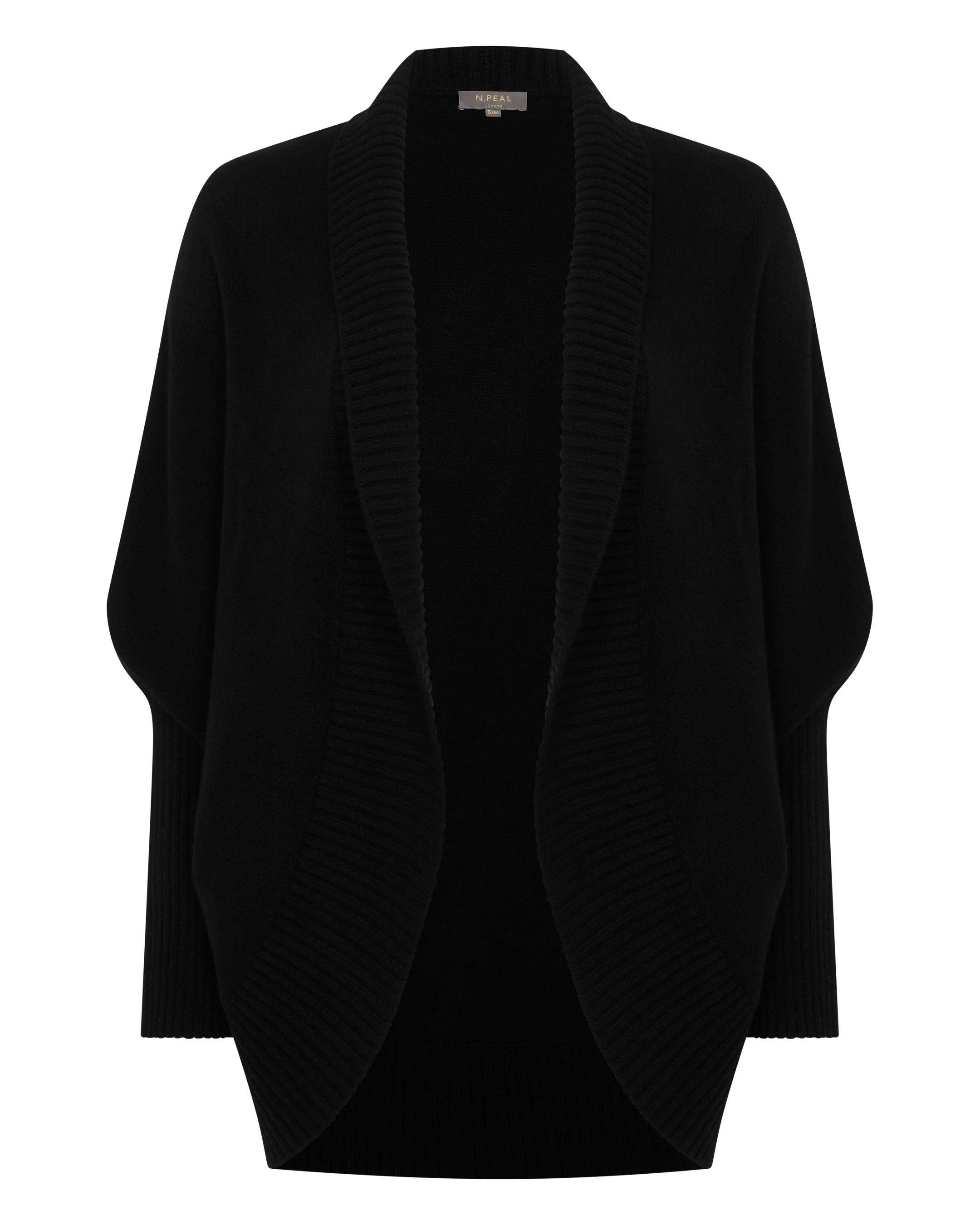Women's Cocooning Cashmere Cardigan Black - Image 2