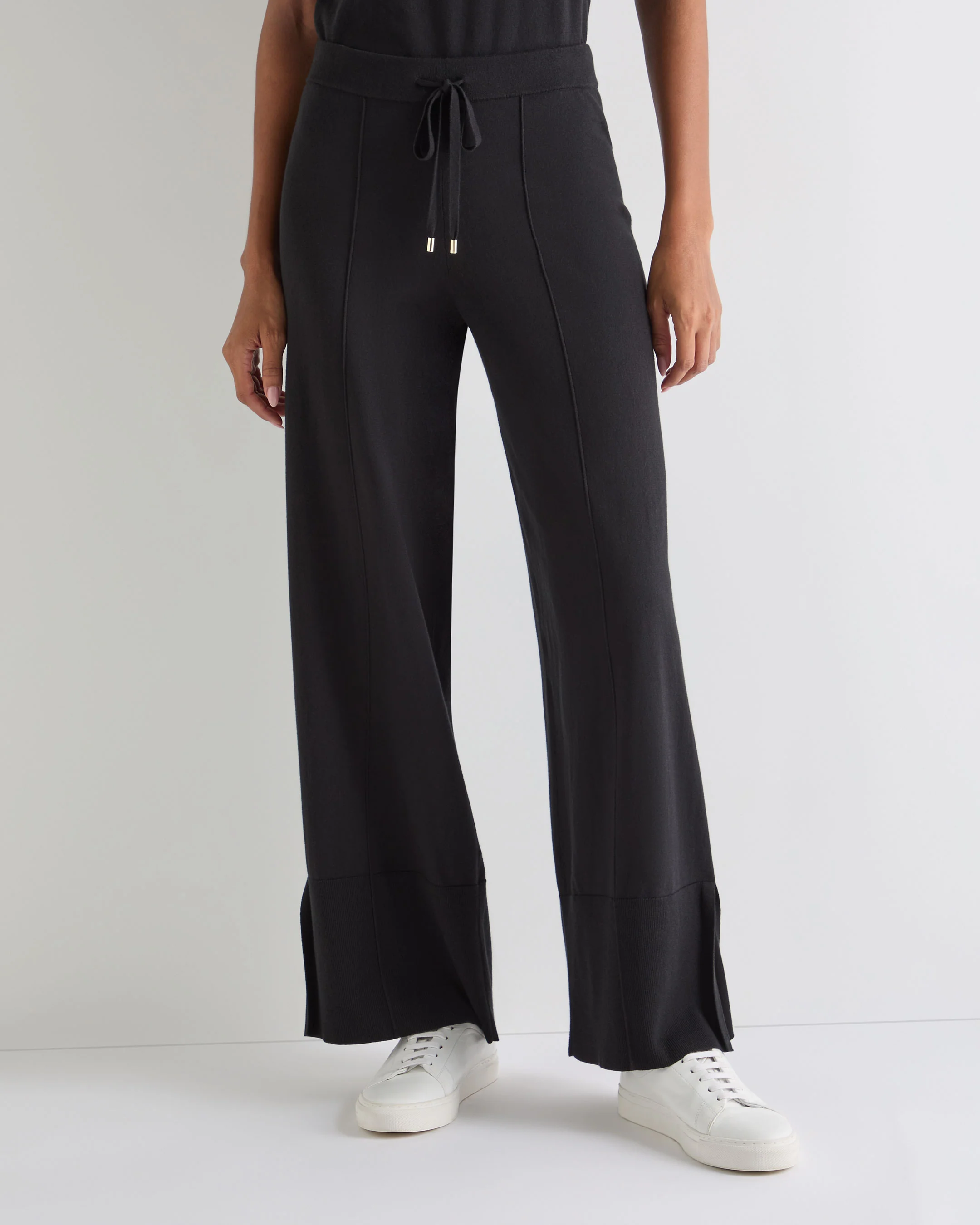 Women's Cotton Cashmere Trouser Black