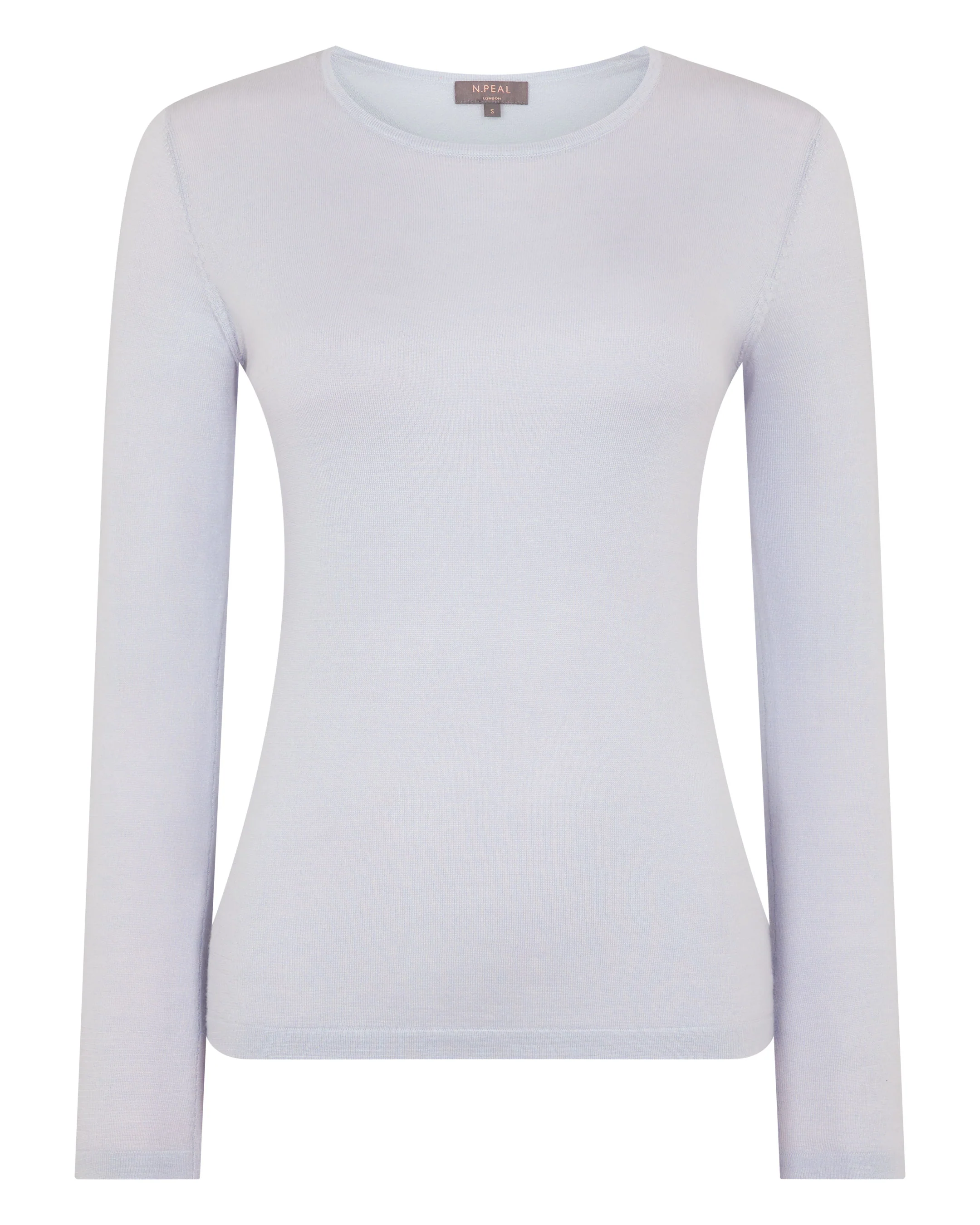 Women's Eden Superfine Cashmere Round Neck Top Lavender Purple - Image 2