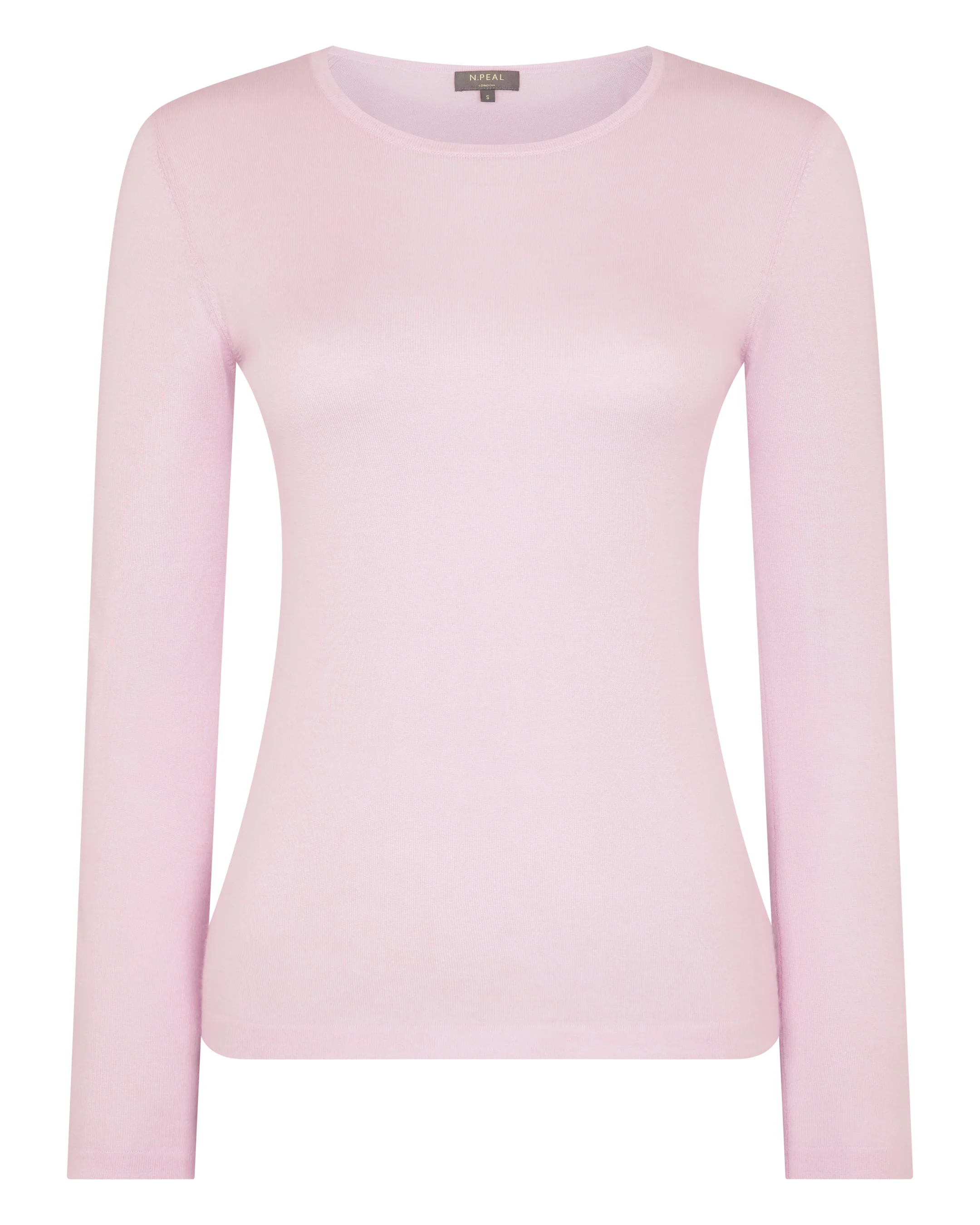 Women's Eden Superfine Cashmere Round Neck Top Rosewater Pink - Image 2