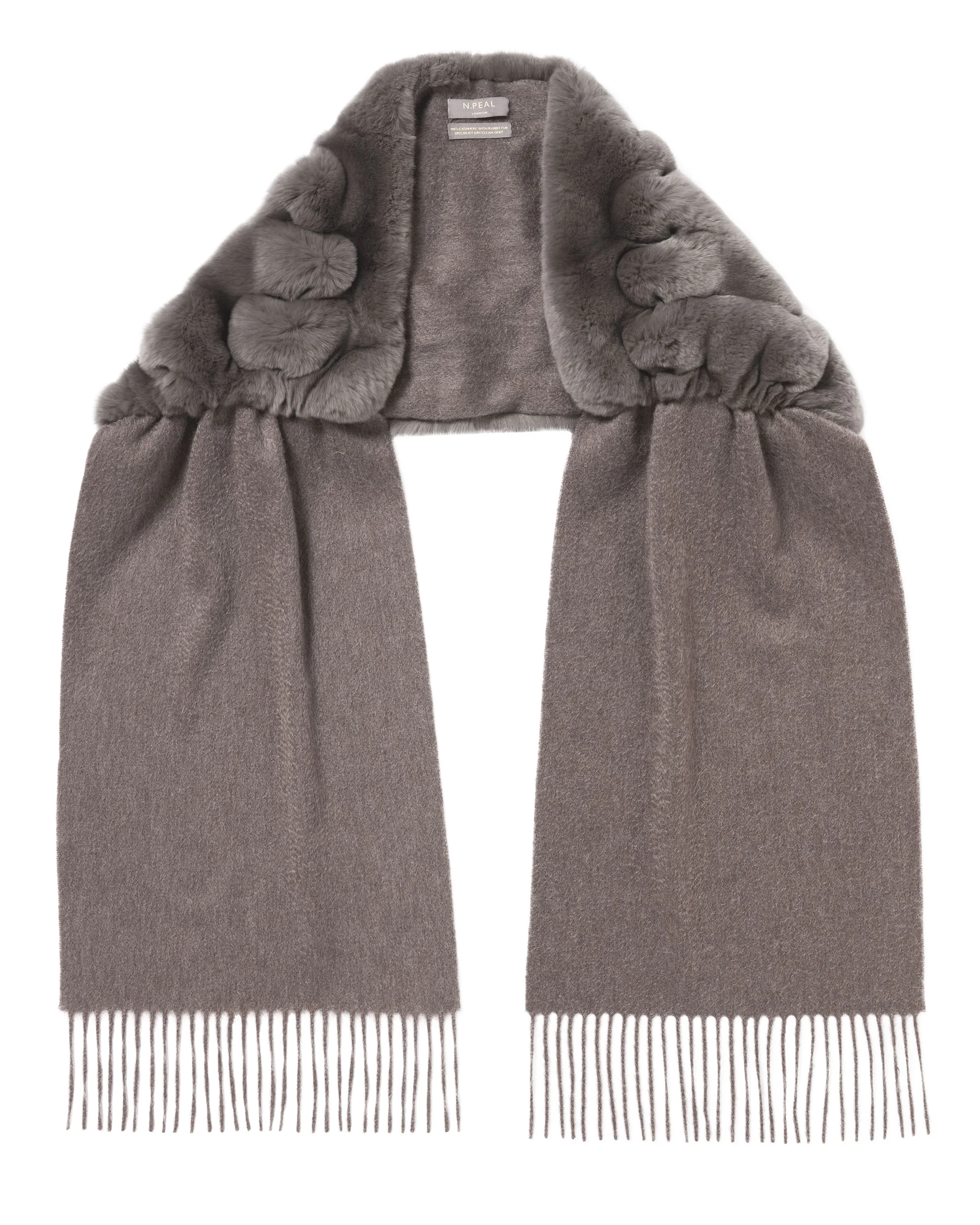 Women's St Moritz Fur Neck Scarf Otter Brown