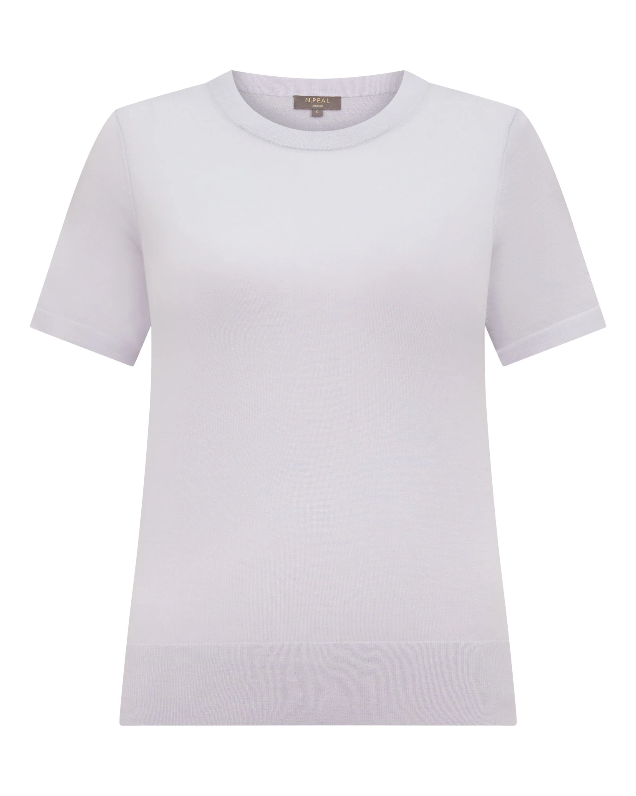 Women's Isla Superfine Cashmere T-Shirt Lavender Purple - Image 2