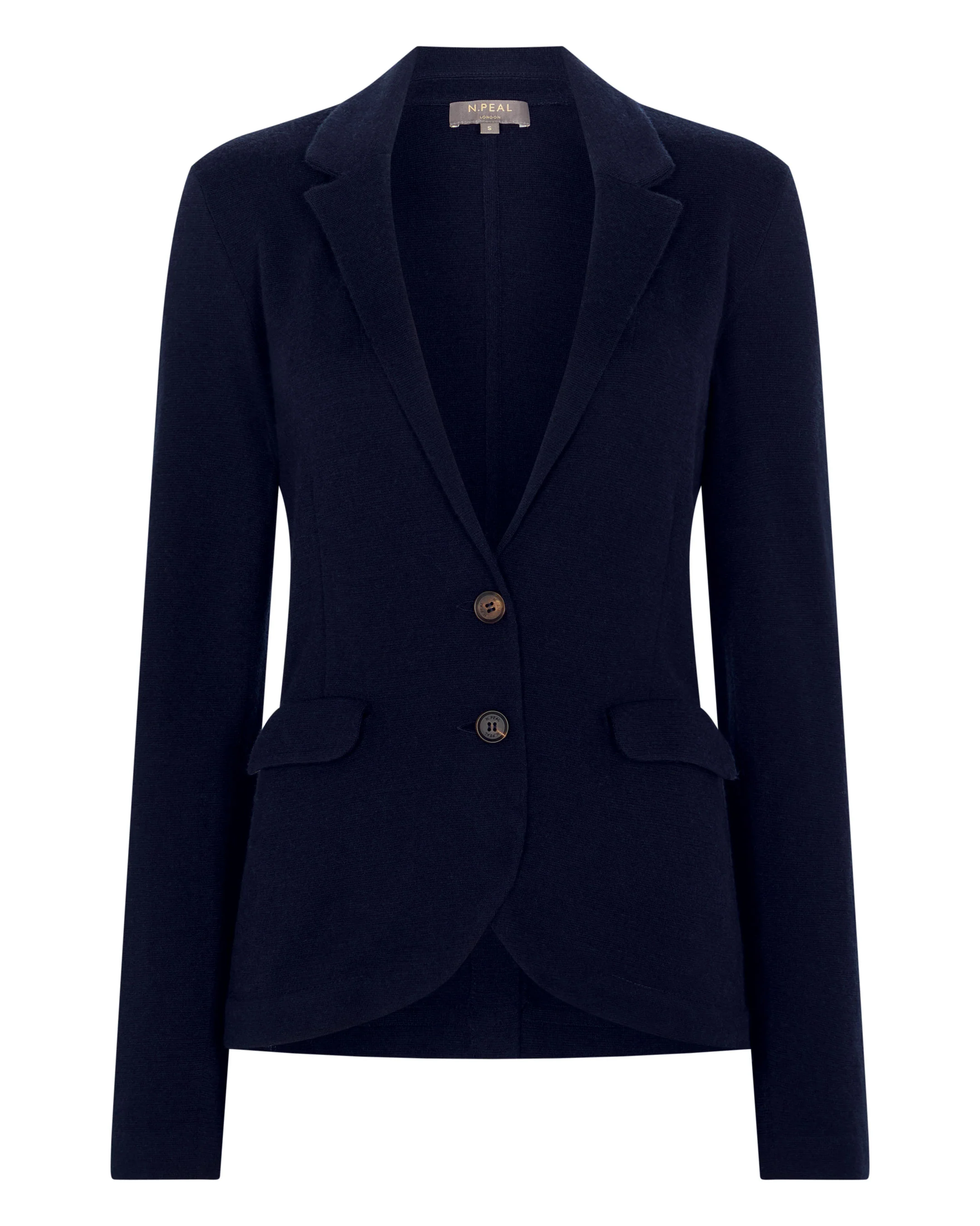 Women's Jayde Silk Blend Blazer Navy Blue - Image 2