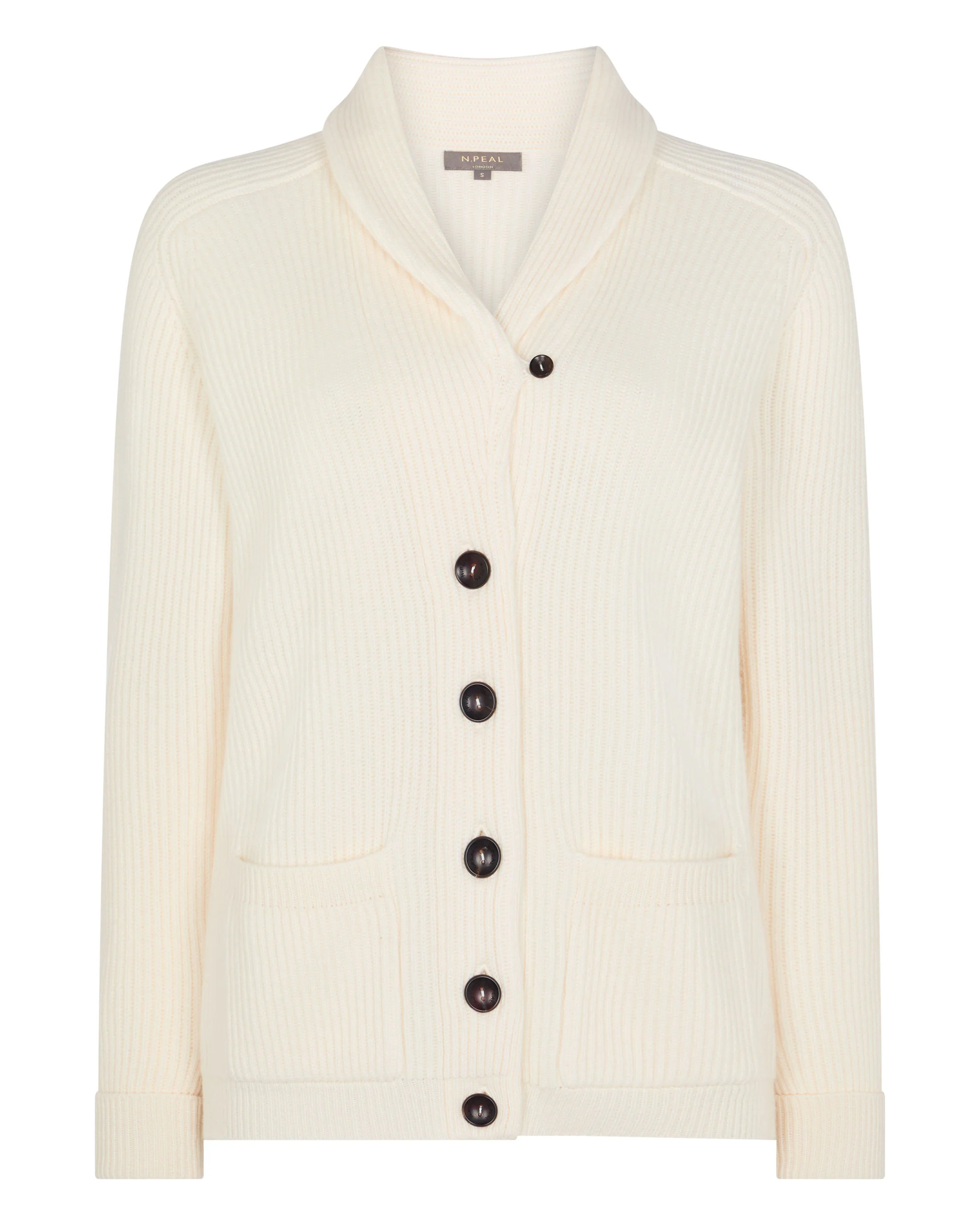 Women's Kensington Cashmere Cardigan New Ivory White - Image 2