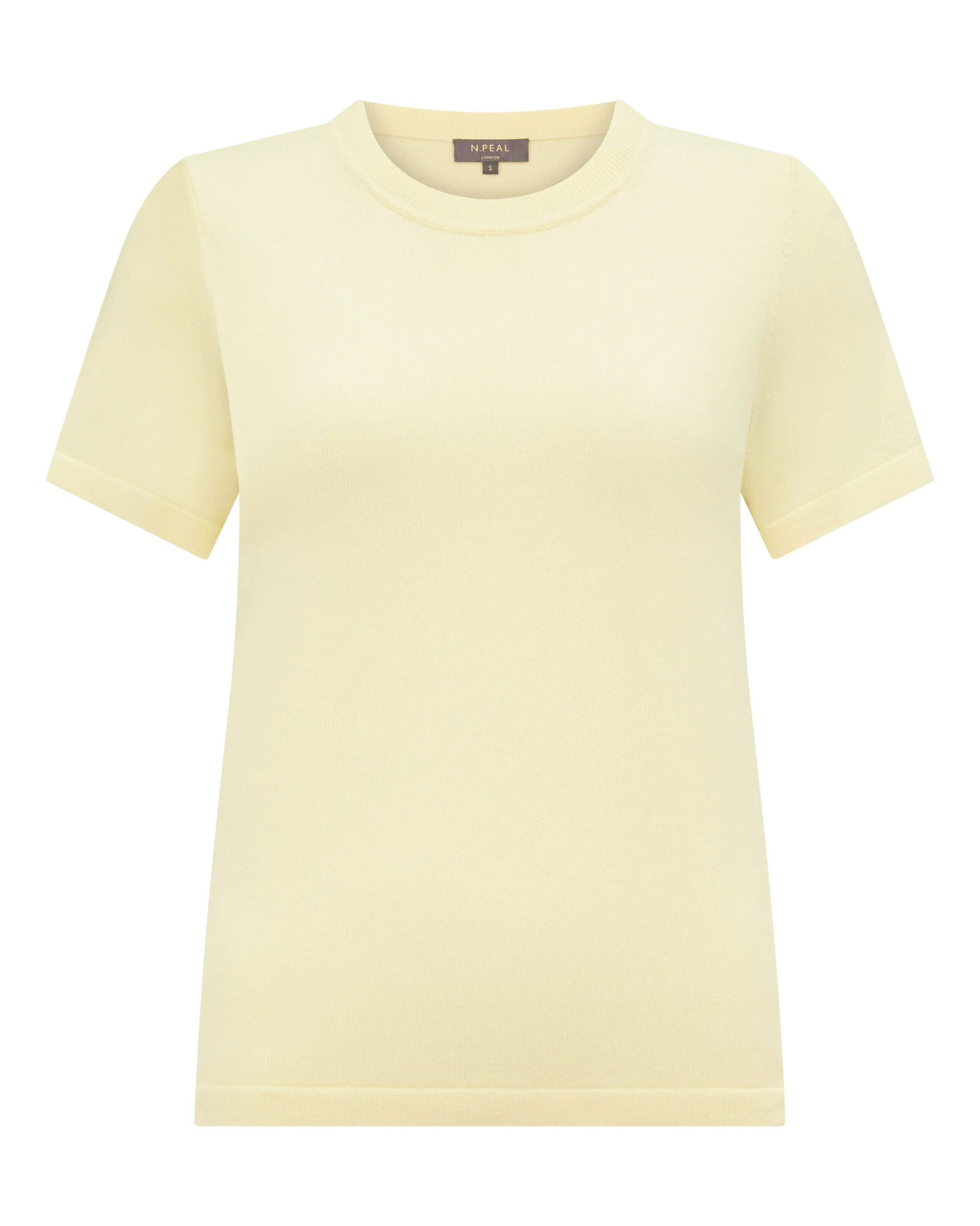 Women's Lottie Cashmere T-Shirt Butter Yellow - Image 2