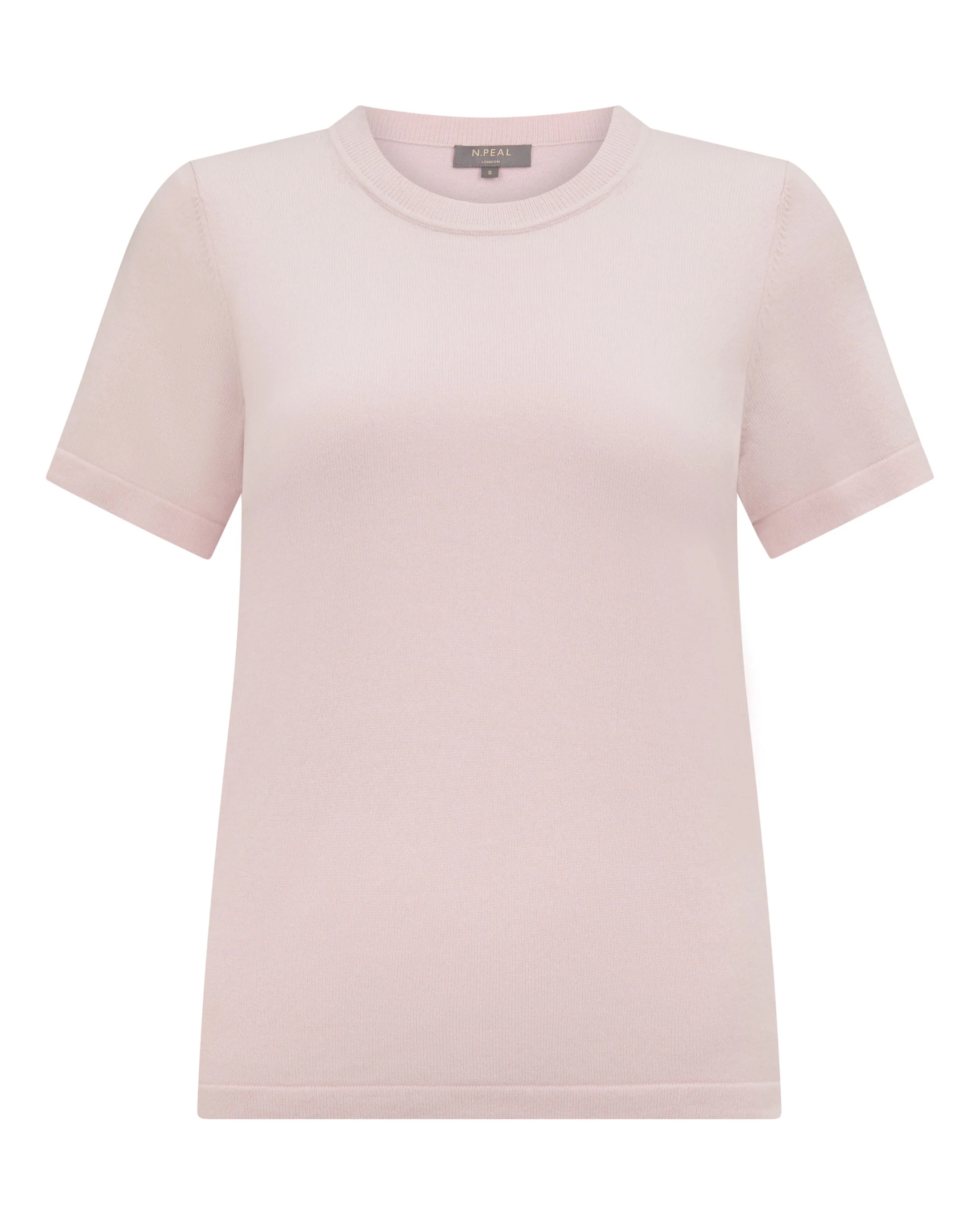 Women's Lottie Cashmere T-Shirt Powder Pink - Image 2