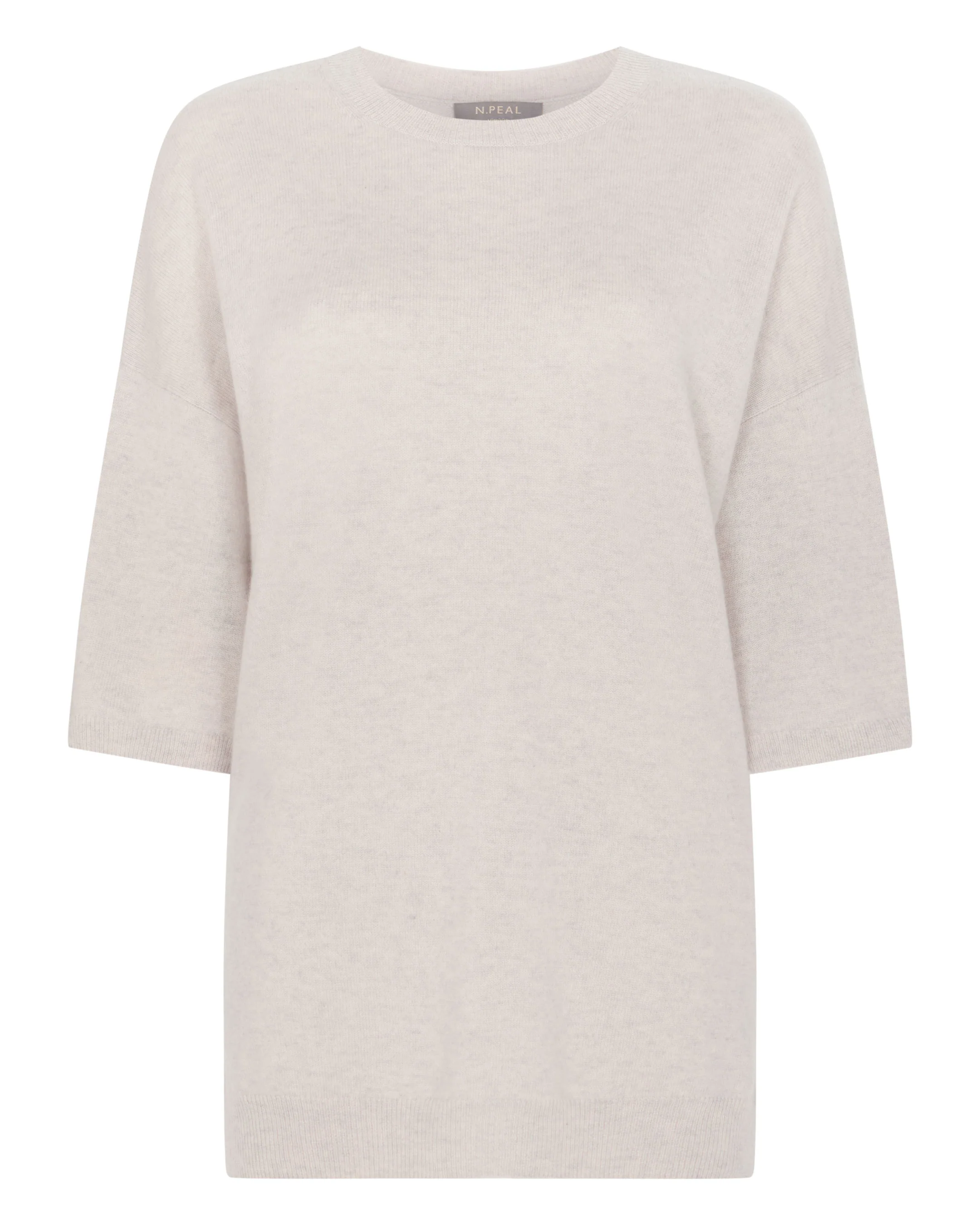Women's Sienna Oversized Cashmere Tunic Pebble Grey - Image 2