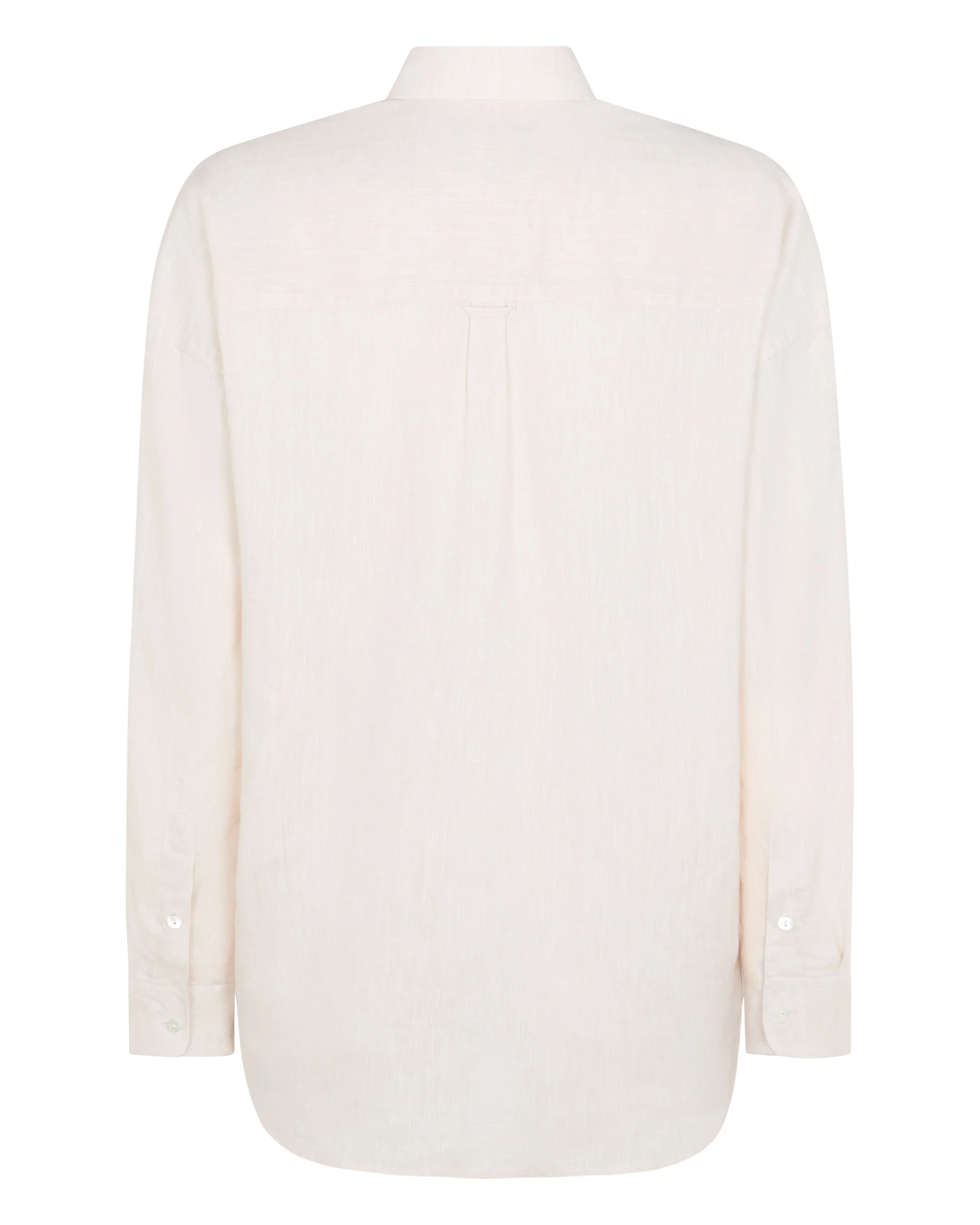 Women's Valencia Linen Shirt Stone Brown - Image 2