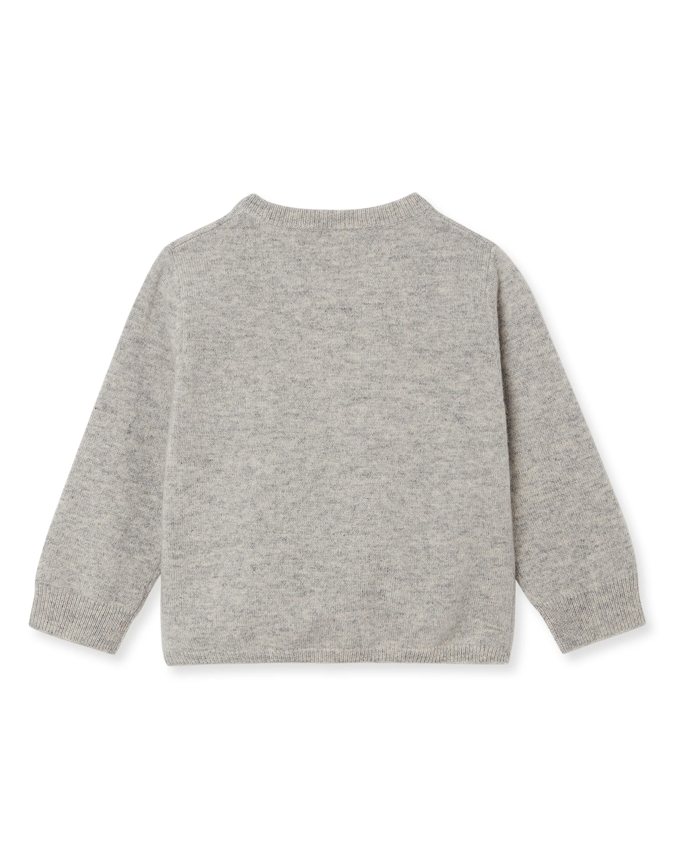 Wrap Cashmere Cardigan Fumo Grey - Image 2