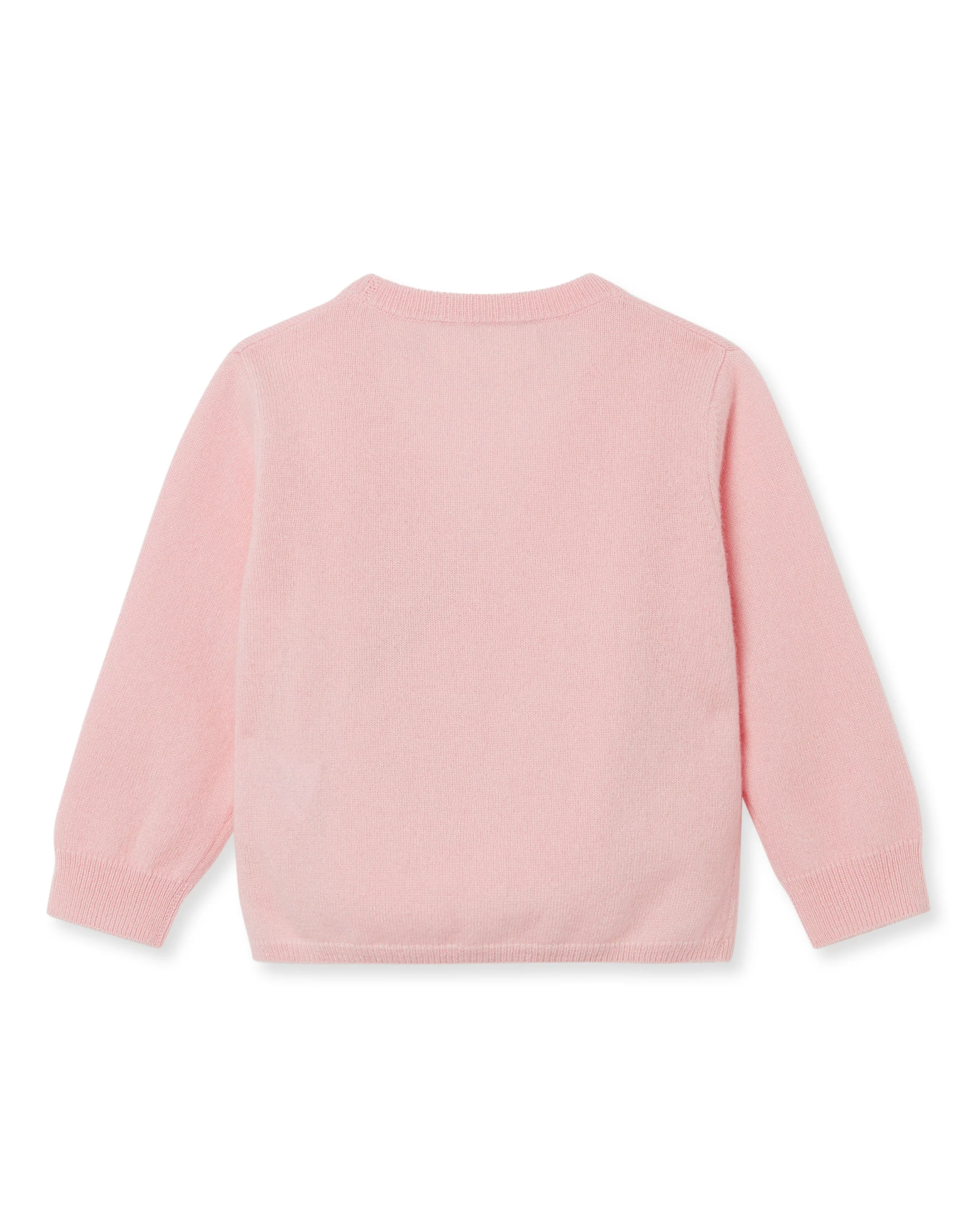 Wrap Cashmere Cardigan Pale Pink - Image 2